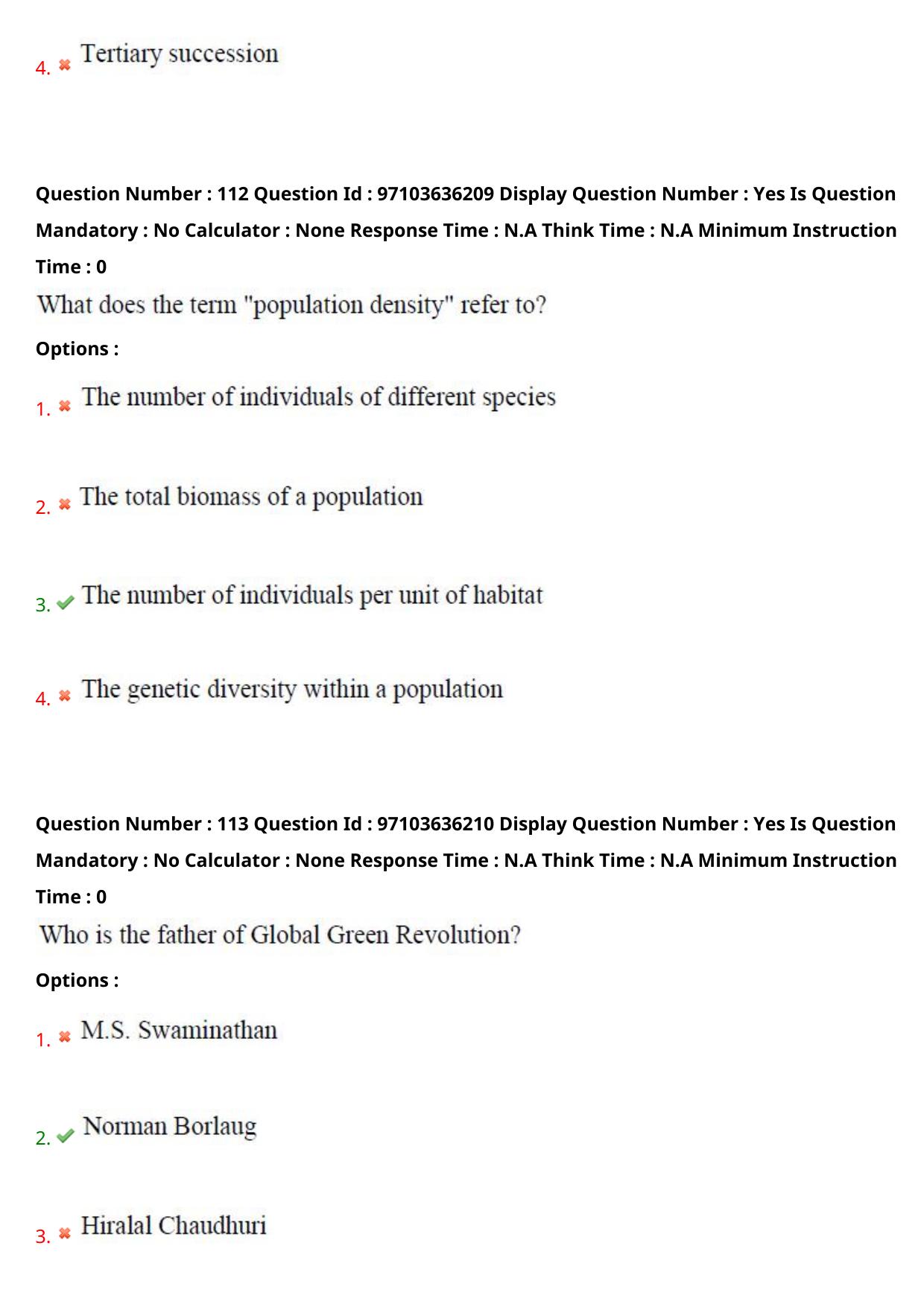 AP RCET 2024 Environmental Science Question Paper (04-05-2024 (Saturday) Session-I) - Page 65