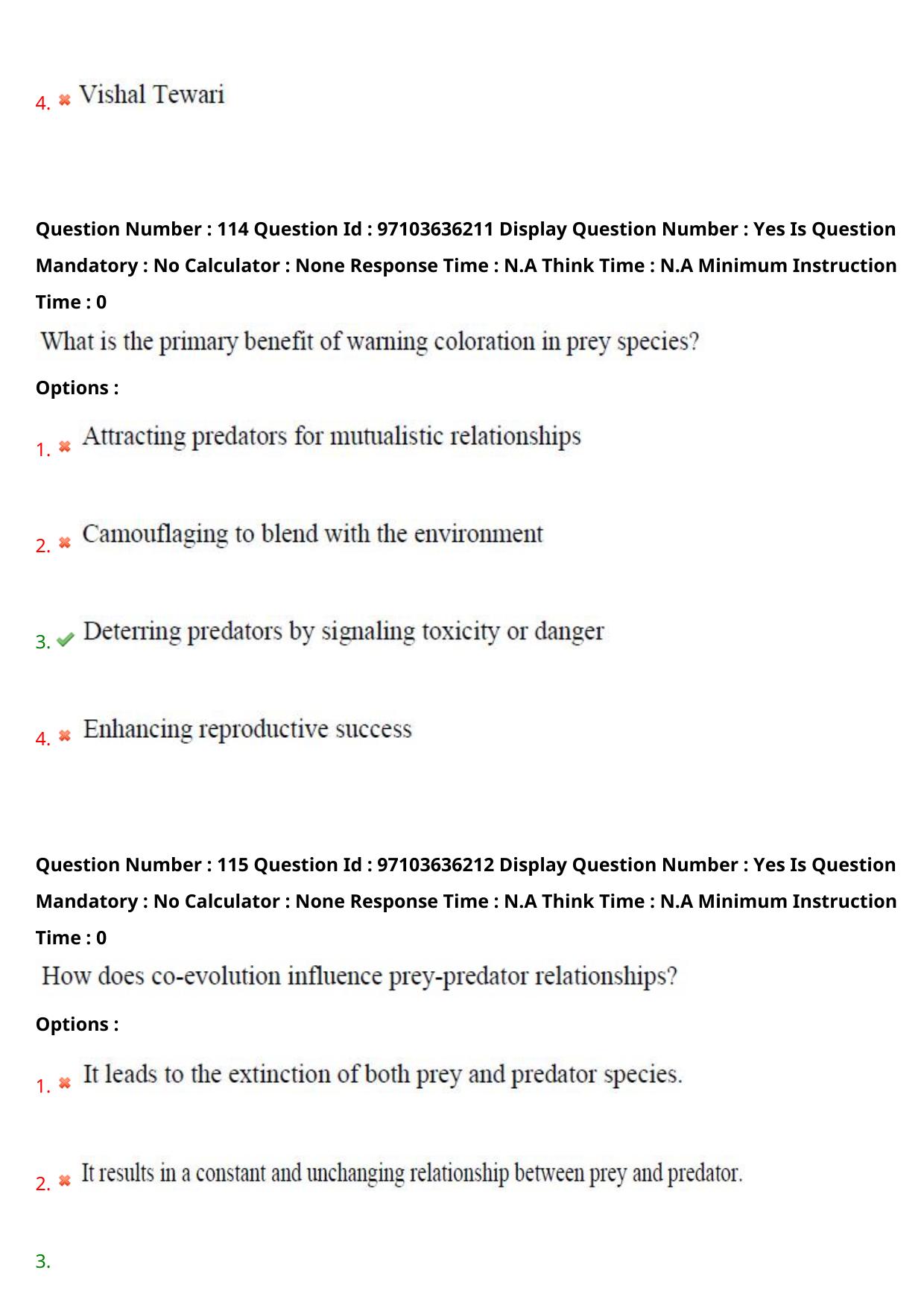 AP RCET 2024 Environmental Science Question Paper (04-05-2024 (Saturday) Session-I) - Page 66