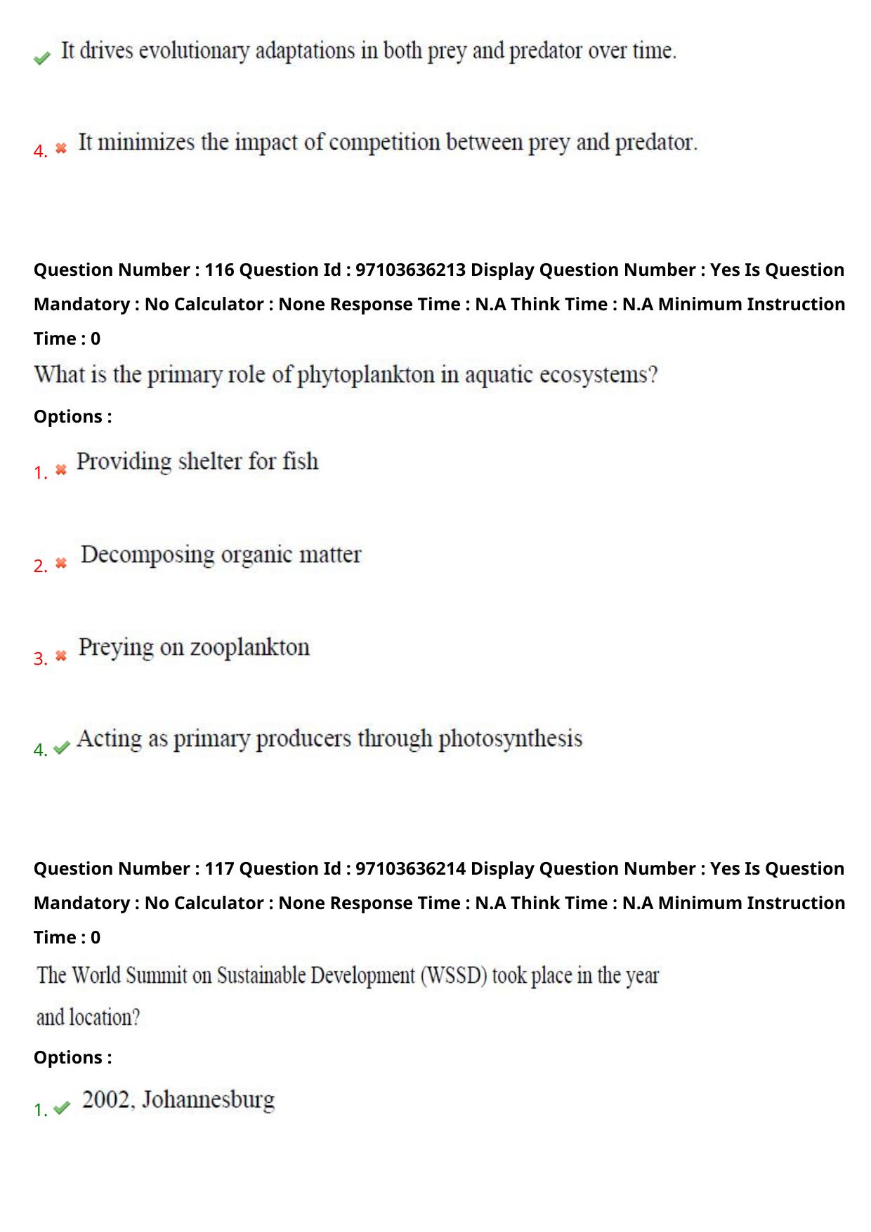 AP RCET 2024 Environmental Science Question Paper (04-05-2024 (Saturday) Session-I) - Page 67