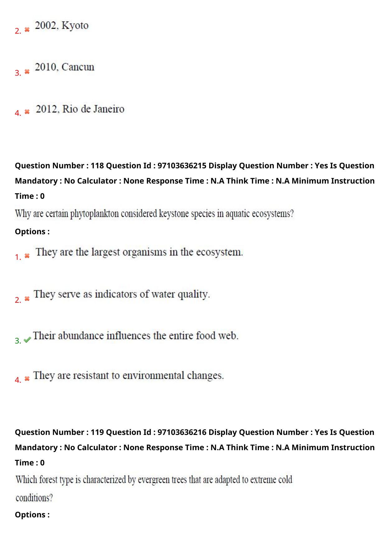 AP RCET 2024 Environmental Science Question Paper (04-05-2024 (Saturday) Session-I) - Page 68