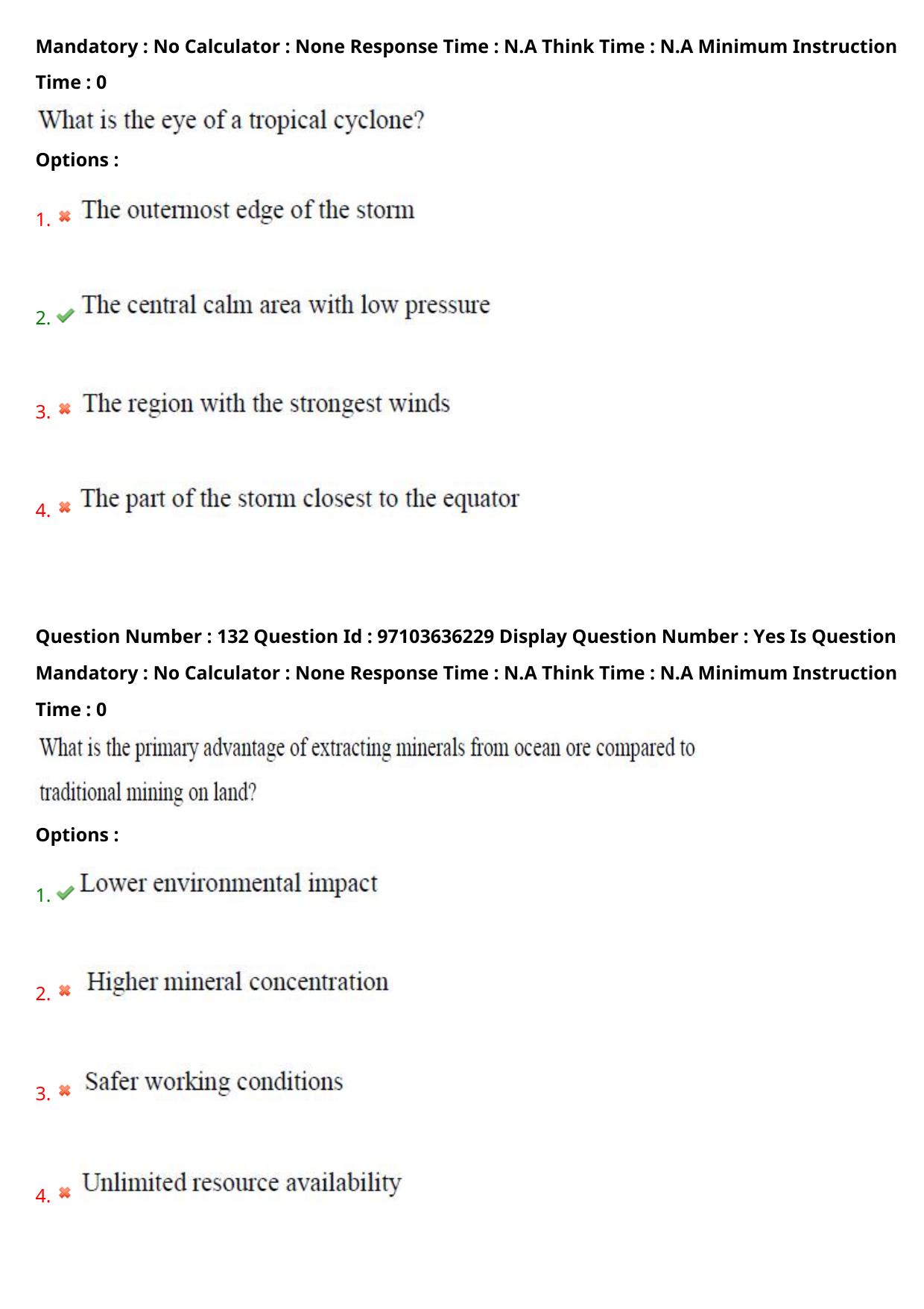 AP RCET 2024 Environmental Science Question Paper (04-05-2024 (Saturday) Session-I) - Page 75
