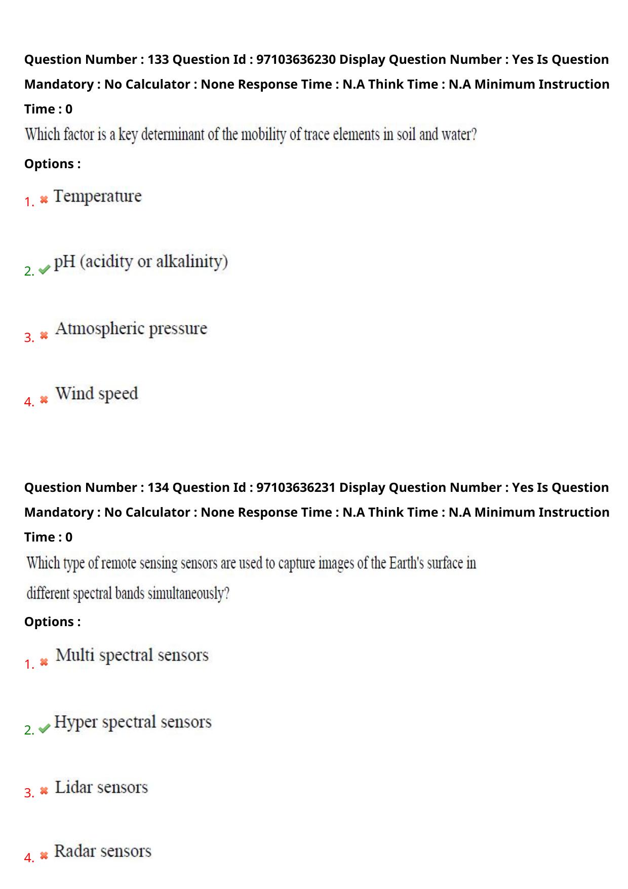 AP RCET 2024 Environmental Science Question Paper (04-05-2024 (Saturday) Session-I) - Page 76