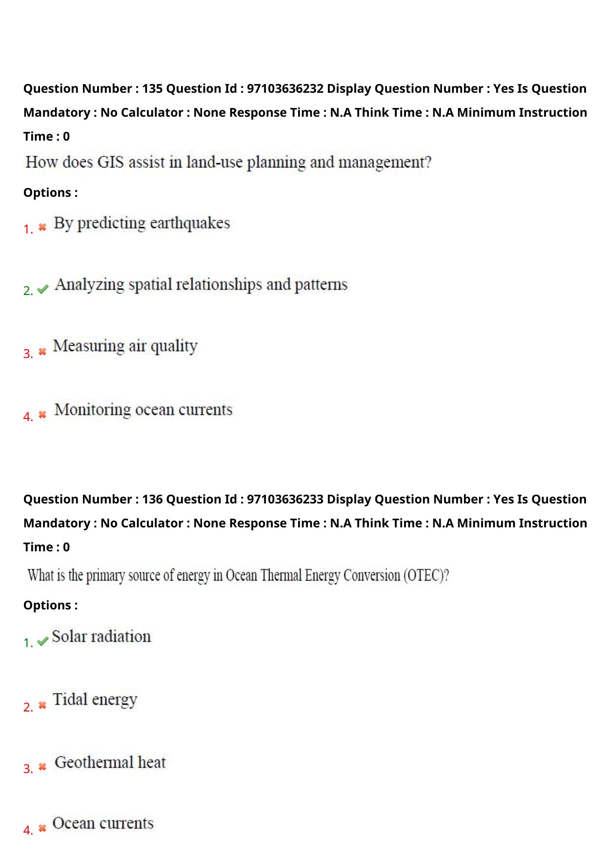 AP RCET 2024 Environmental Science Question Paper (04-05-2024 (Saturday) Session-I) - Page 77
