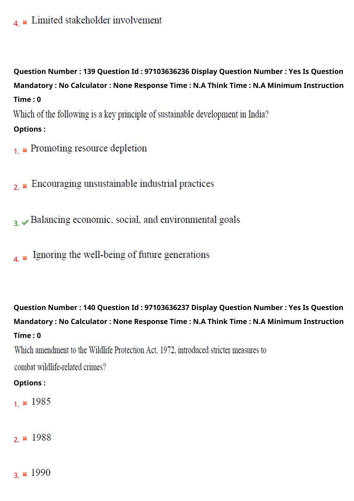 AP RCET 2024 Environmental Science Question Paper (04-05-2024 (Saturday) Session-I) - Page 79
