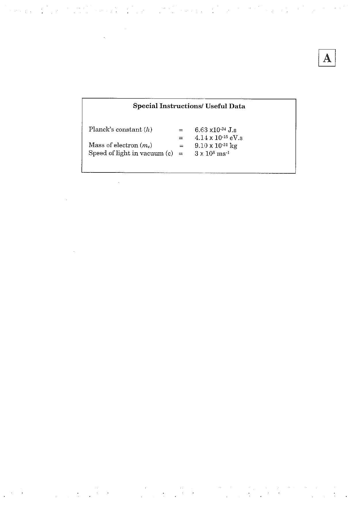 JAM 2013: PH Question Paper - Page 2