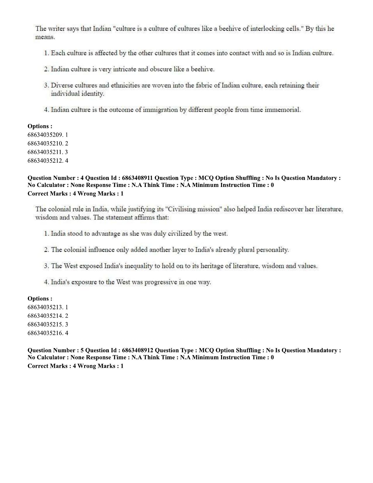 CUET PG 2023: SCQP05 – Biochemistry (Eng.)-shift 3 (07-06-2023) Question Paper - Page 8