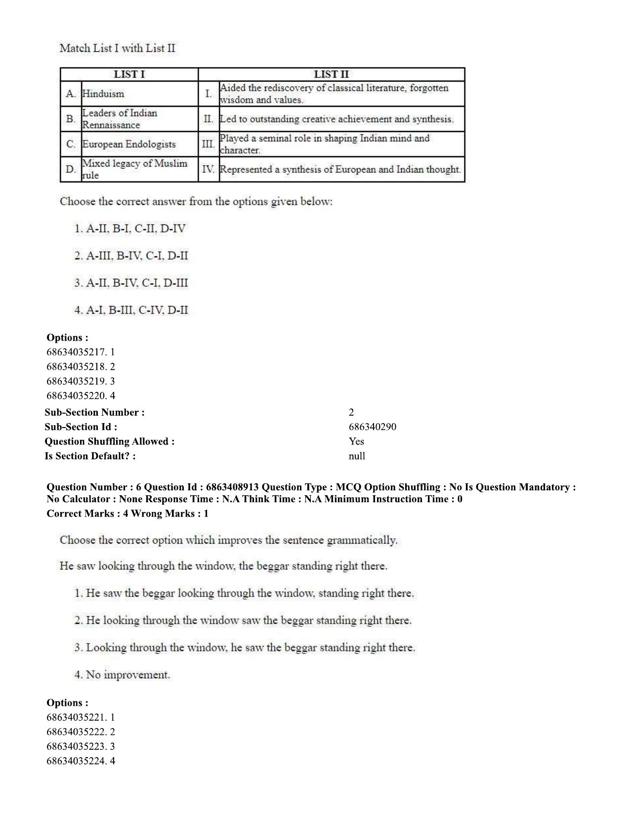 CUET PG 2023: SCQP05 – Biochemistry (Eng.)-shift 3 (07-06-2023) Question Paper - Page 9