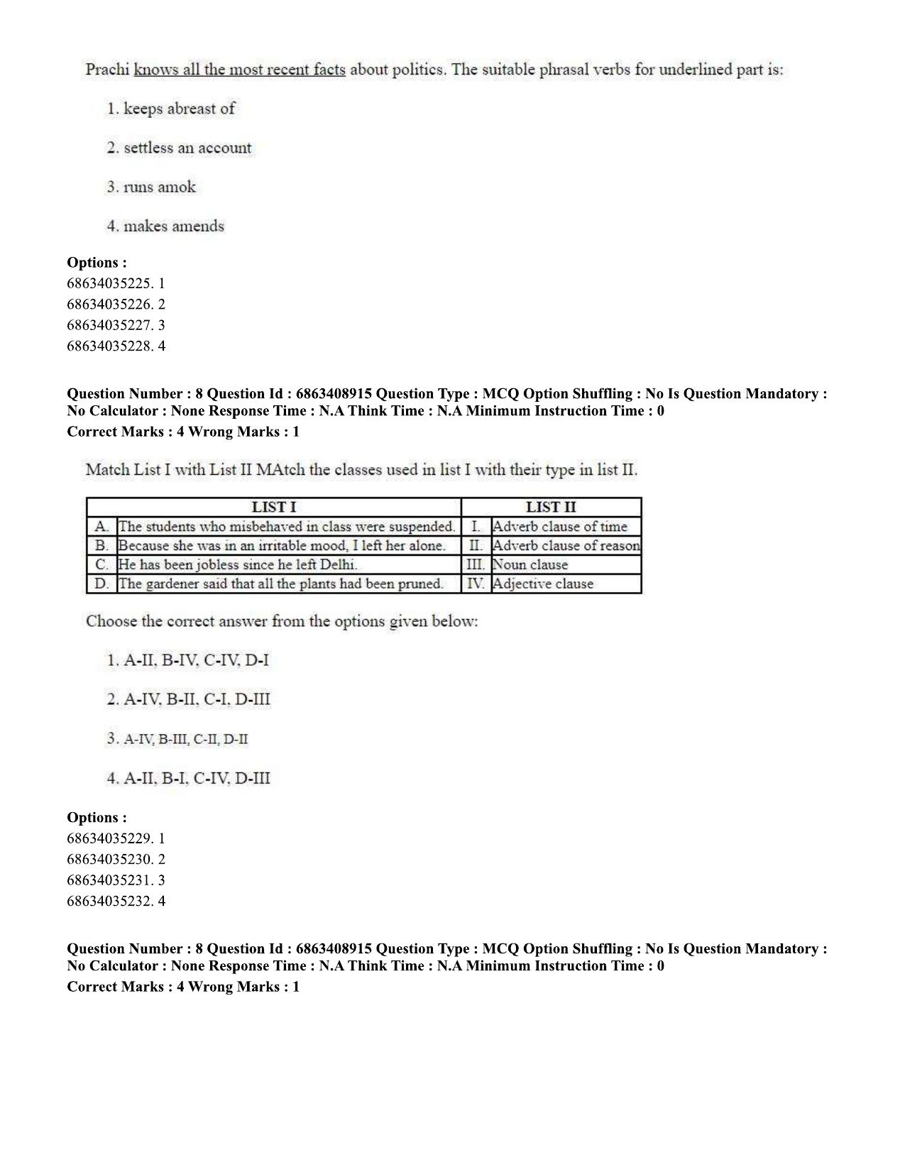 CUET PG 2023: SCQP05 – Biochemistry (Eng.)-shift 3 (07-06-2023) Question Paper - Page 11