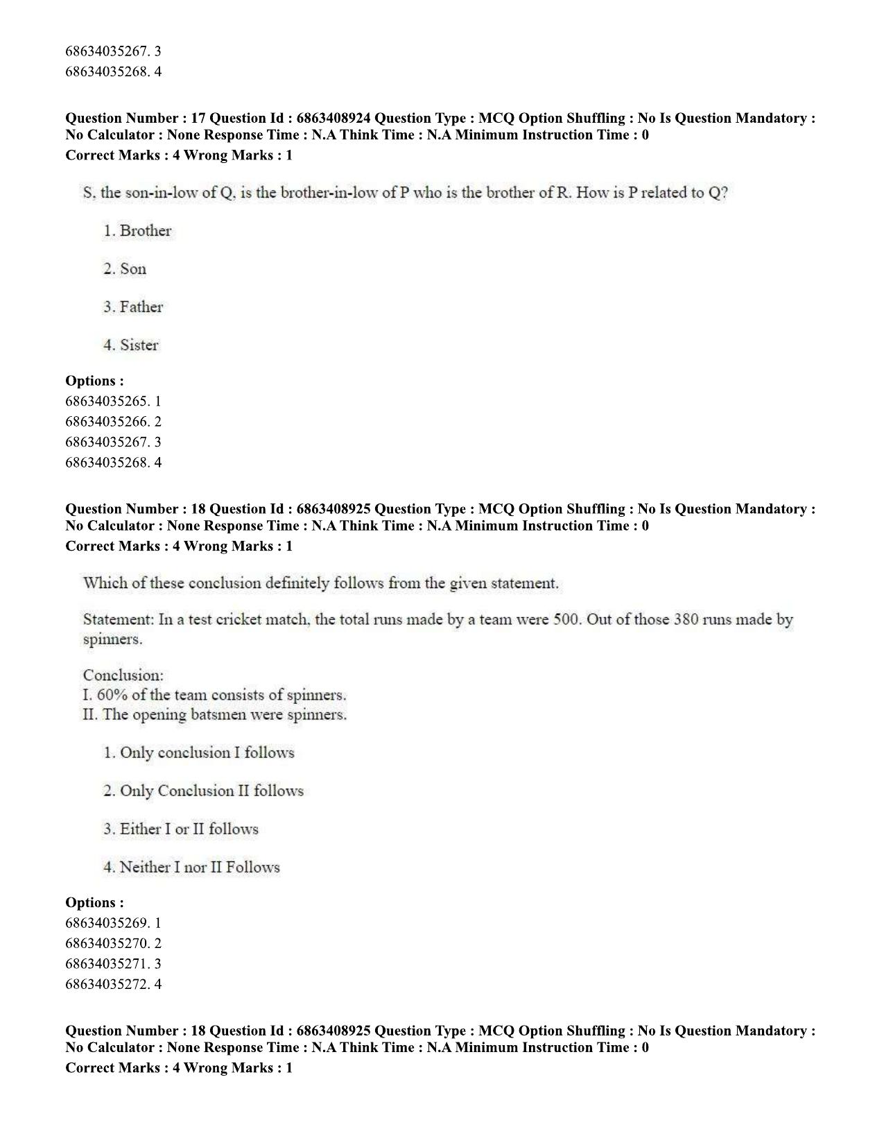 CUET PG 2023: SCQP05 – Biochemistry (Eng.)-shift 3 (07-06-2023) Question Paper - Page 20