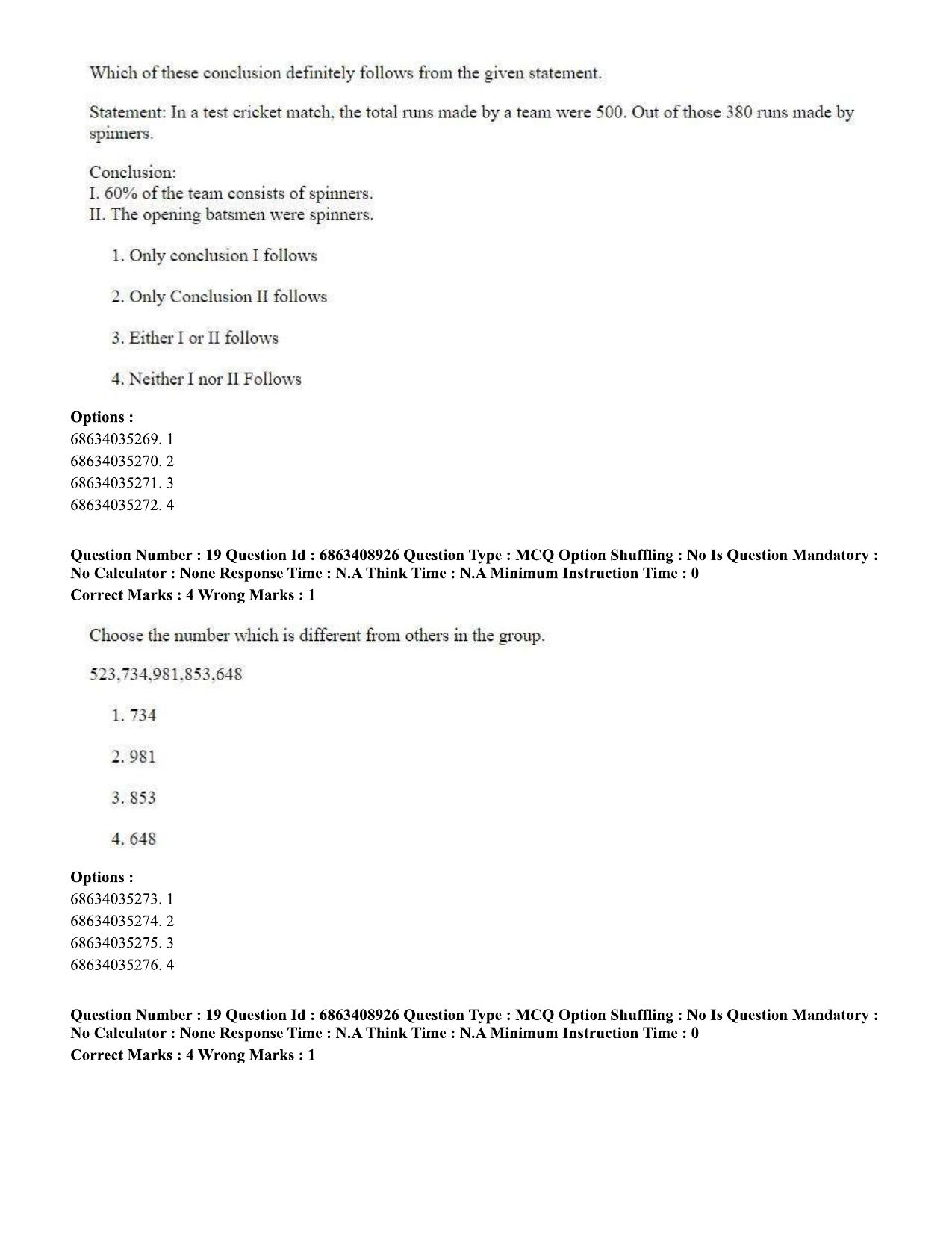 CUET PG 2023: SCQP05 – Biochemistry (Eng.)-shift 3 (07-06-2023) Question Paper - Page 21