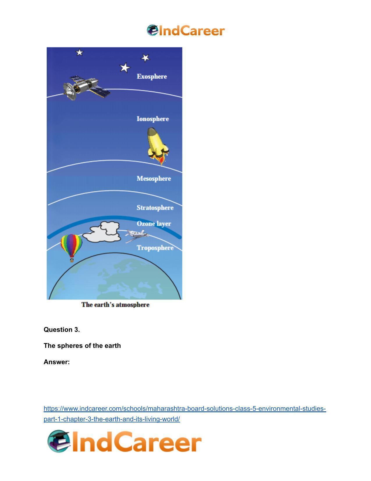 Maharashtra Board Solutions Class 5-Environmental Studies (Part 1): Chapter 3- The Earth and its Living World - Page 7