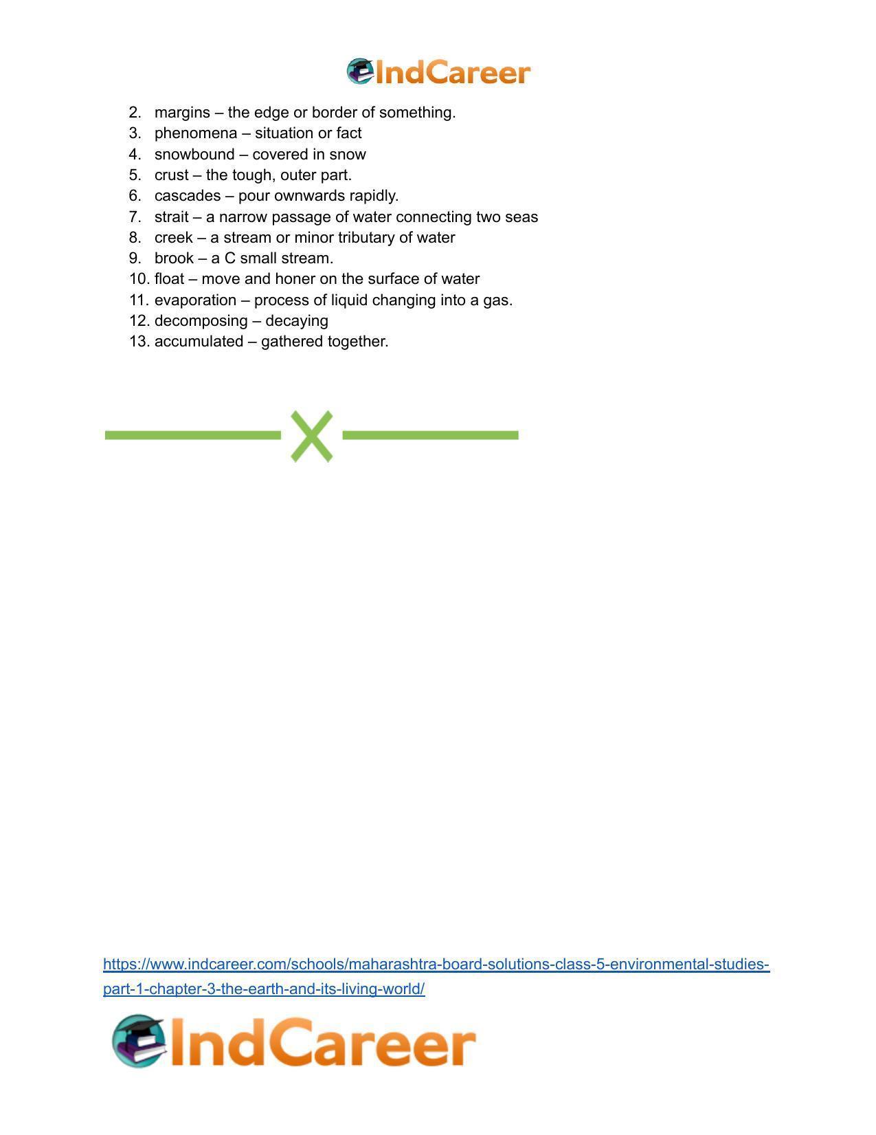 Maharashtra Board Solutions Class 5-Environmental Studies (Part 1): Chapter 3- The Earth and its Living World - Page 31