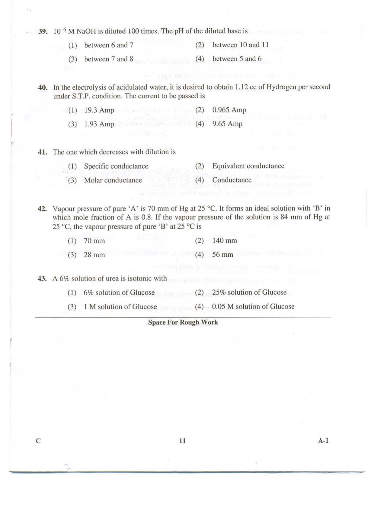KCET Chemistry 2009 Question Papers - Page 11