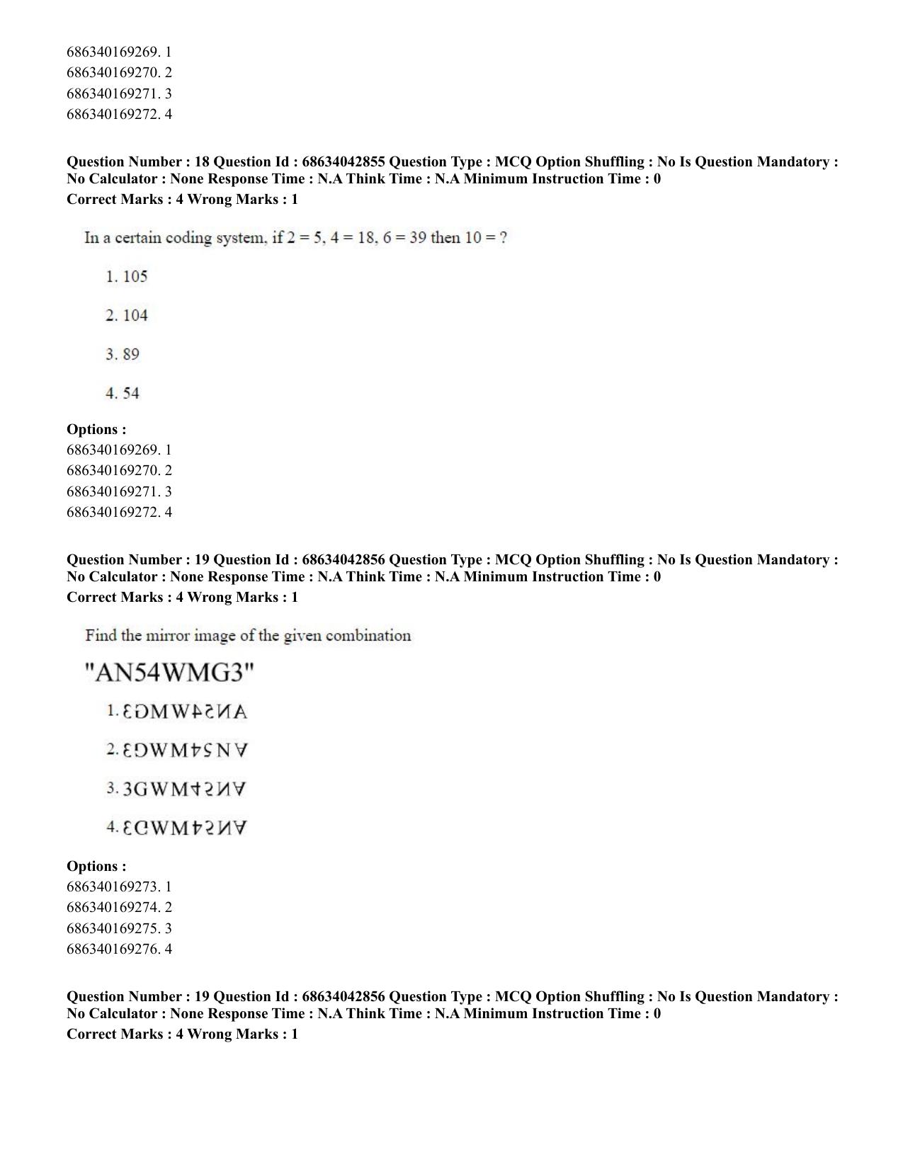 CUET PG 2023: HUQP25 – Music- Percussion (Eng) Shift 3 (30-06-2023) Question Paper - Page 19