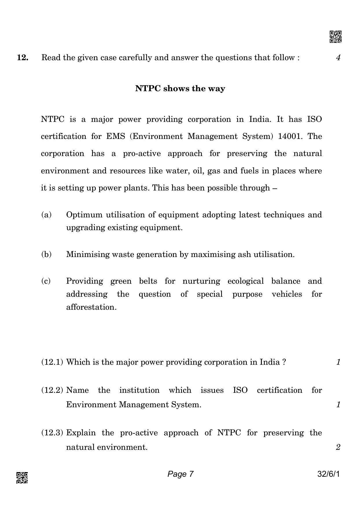 CBSE Class 10 32-6-1_Social Science 2022 Compartment Question Paper - Page 7