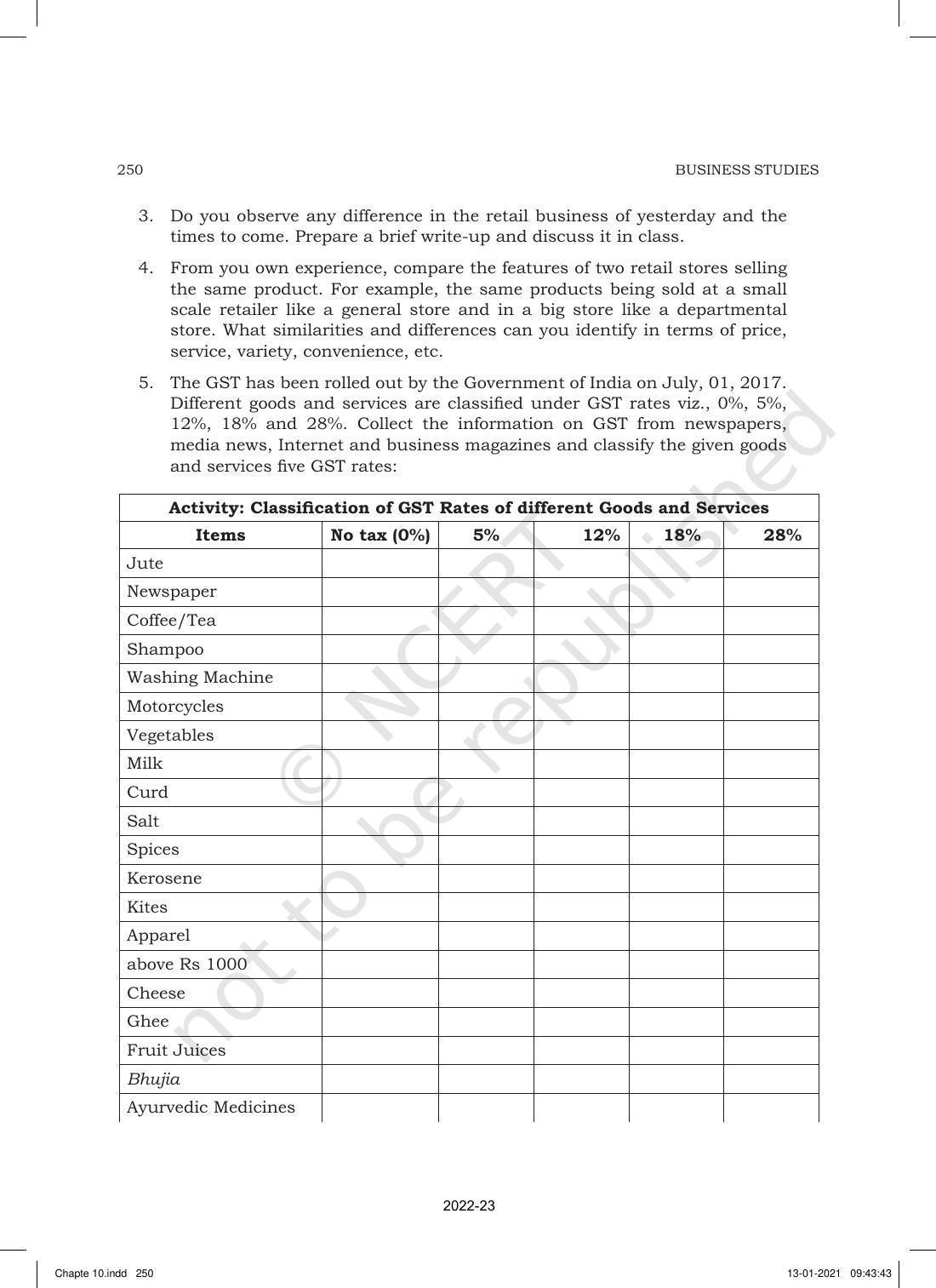 NCERT Book for Class 11 Business Studies Chapter 10 Internal Trade - Page 30