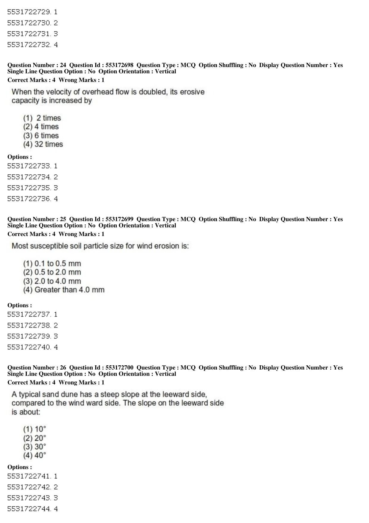 ICAR AIEEA PG 2019 AGRICULTURAL ENGINEERING AND TECHNOLOGY Question Paper - Page 9