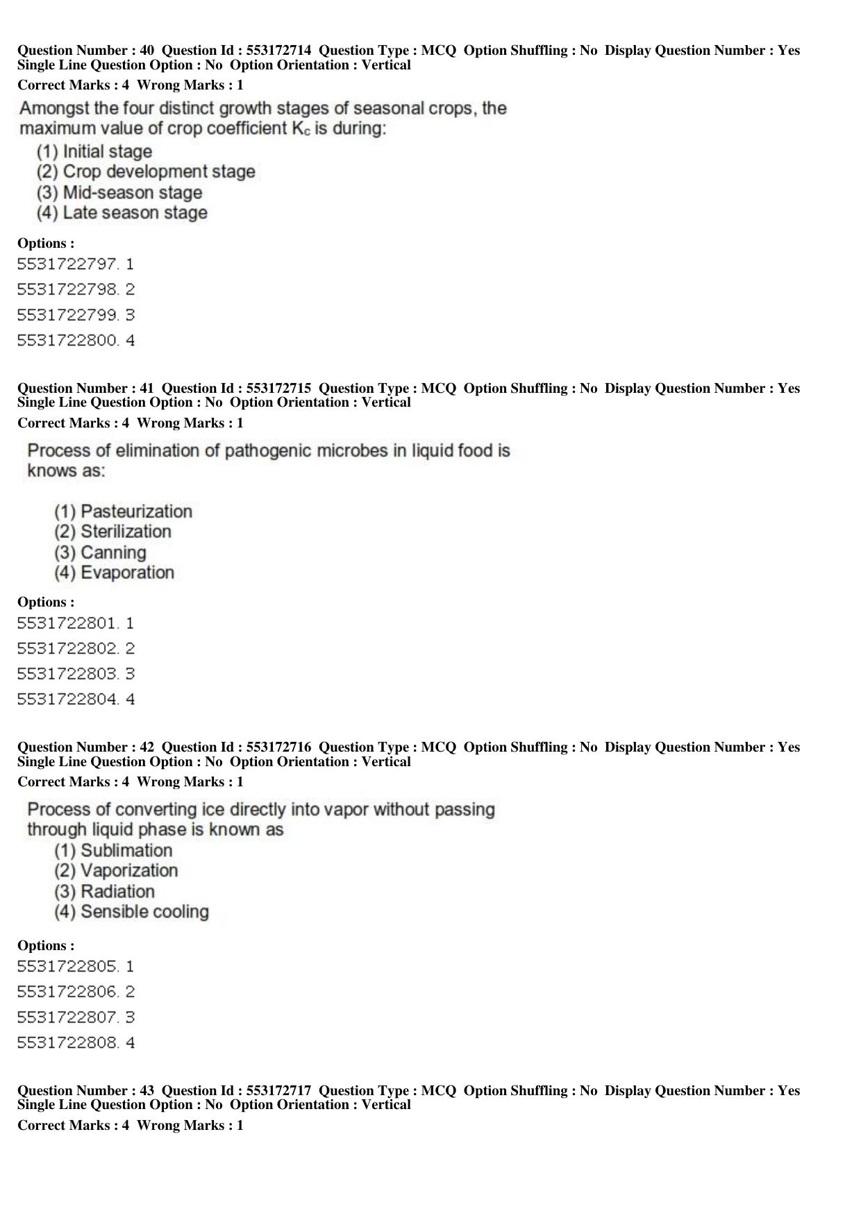 ICAR AIEEA PG 2019 AGRICULTURAL ENGINEERING AND TECHNOLOGY Question Paper - Page 14