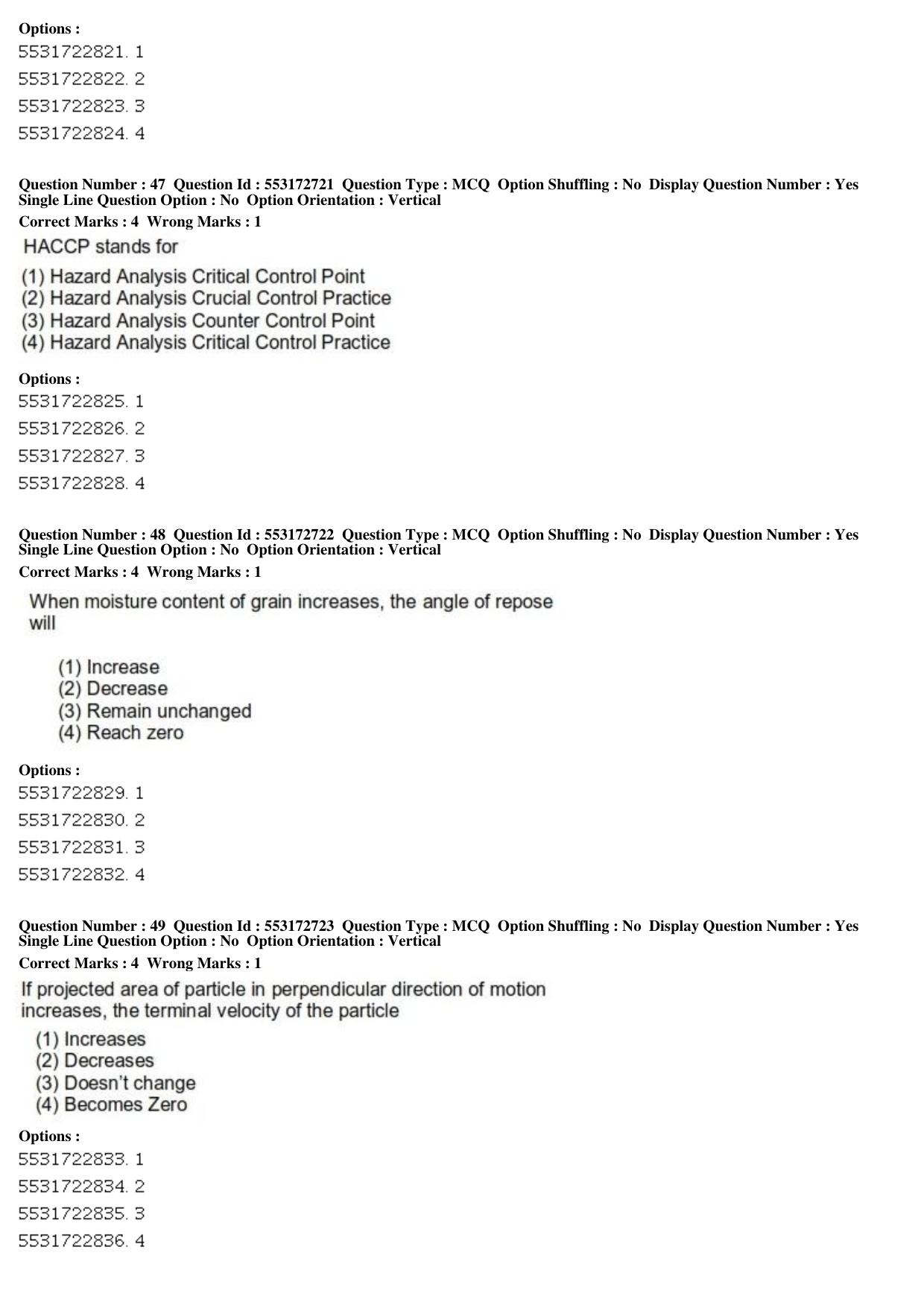 ICAR AIEEA PG 2019 AGRICULTURAL ENGINEERING AND TECHNOLOGY Question Paper - Page 16