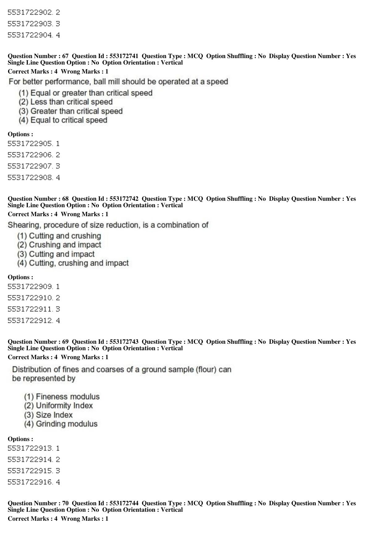 ICAR AIEEA PG 2019 AGRICULTURAL ENGINEERING AND TECHNOLOGY Question Paper - Page 22