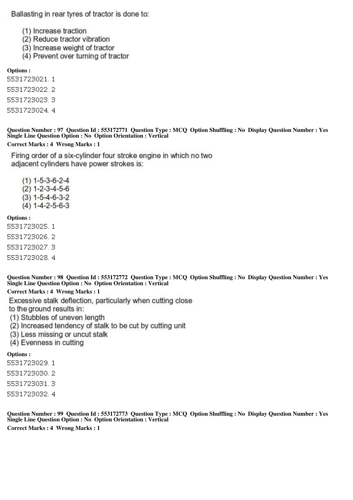 ICAR AIEEA PG 2019 AGRICULTURAL ENGINEERING AND TECHNOLOGY Question Paper - Page 31