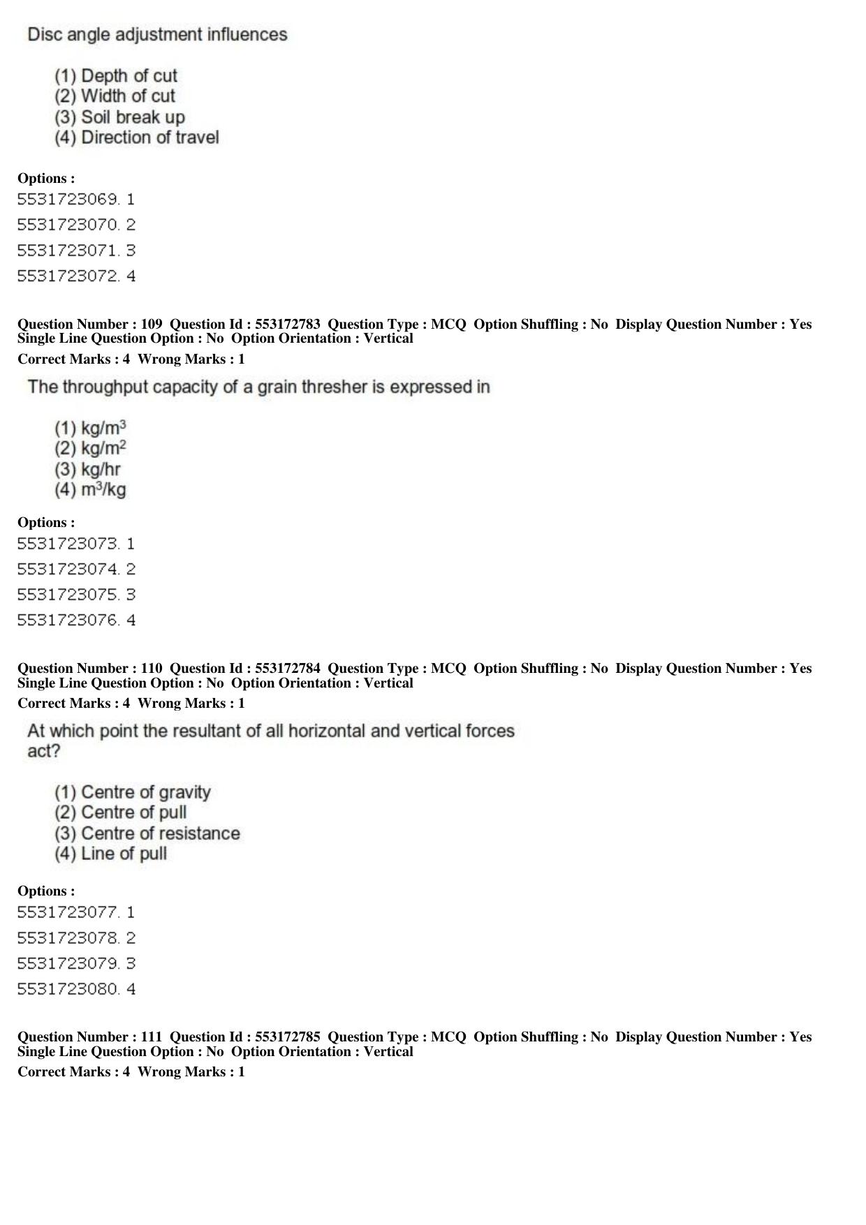 ICAR AIEEA PG 2019 AGRICULTURAL ENGINEERING AND TECHNOLOGY Question Paper - Page 35