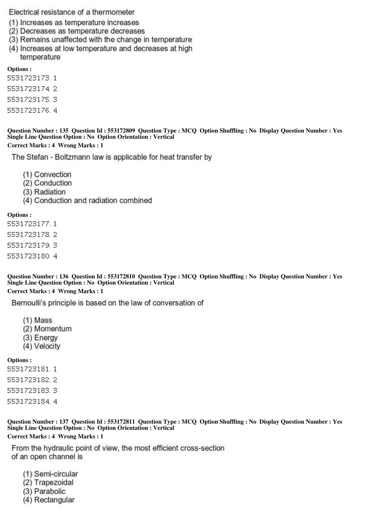 ICAR AIEEA PG 2019 AGRICULTURAL ENGINEERING AND TECHNOLOGY Question Paper - Page 43