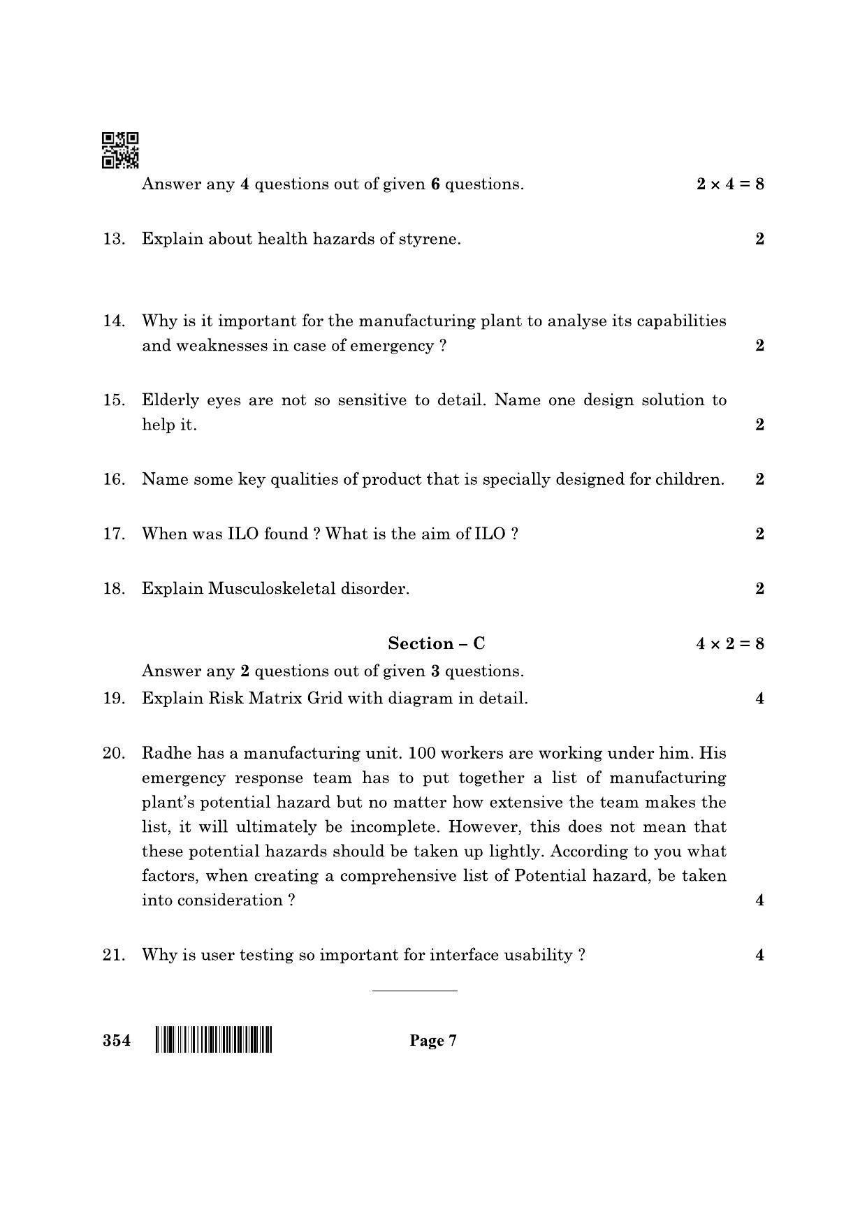 CBSE Class 12 354_Design 2022 Question Paper - Page 7