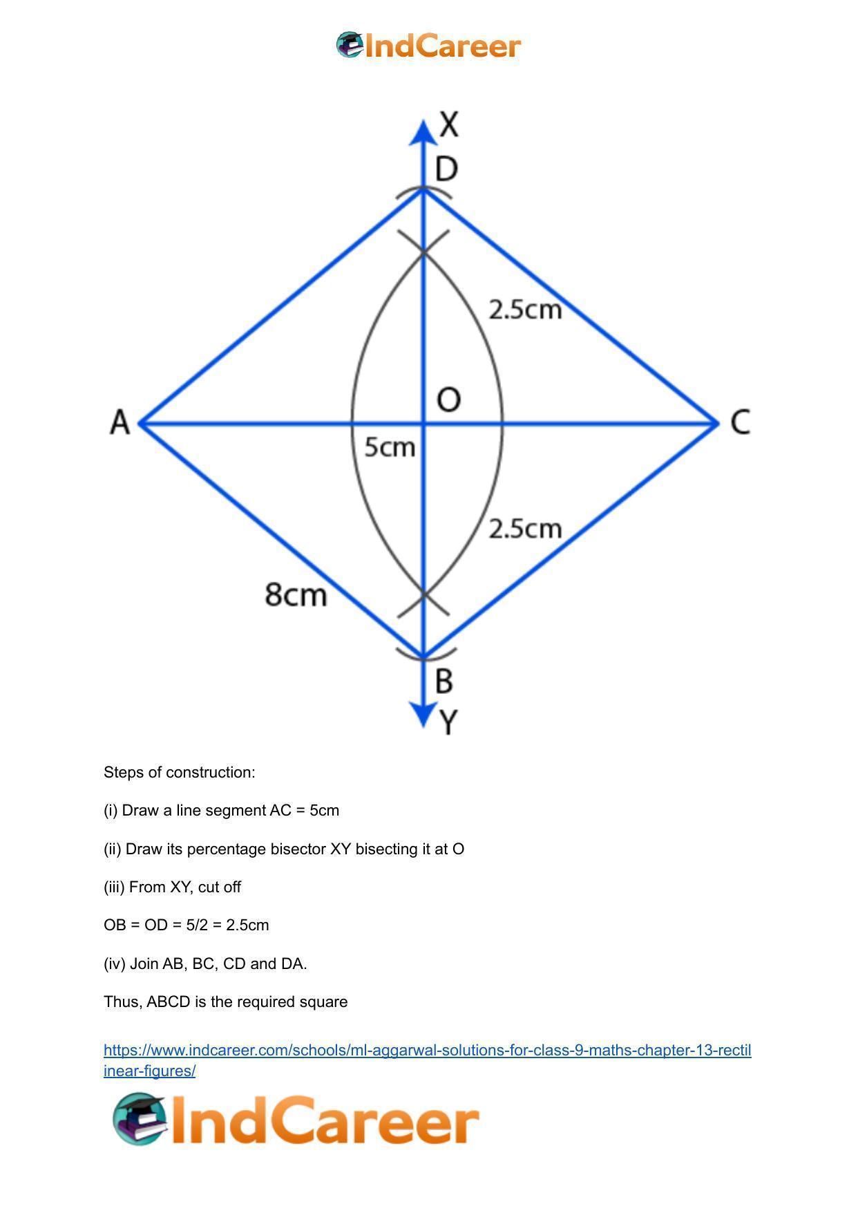 ML Aggarwal Solutions for Class 9 Maths Chapter 13- Rectilinear Figures - Page 66
