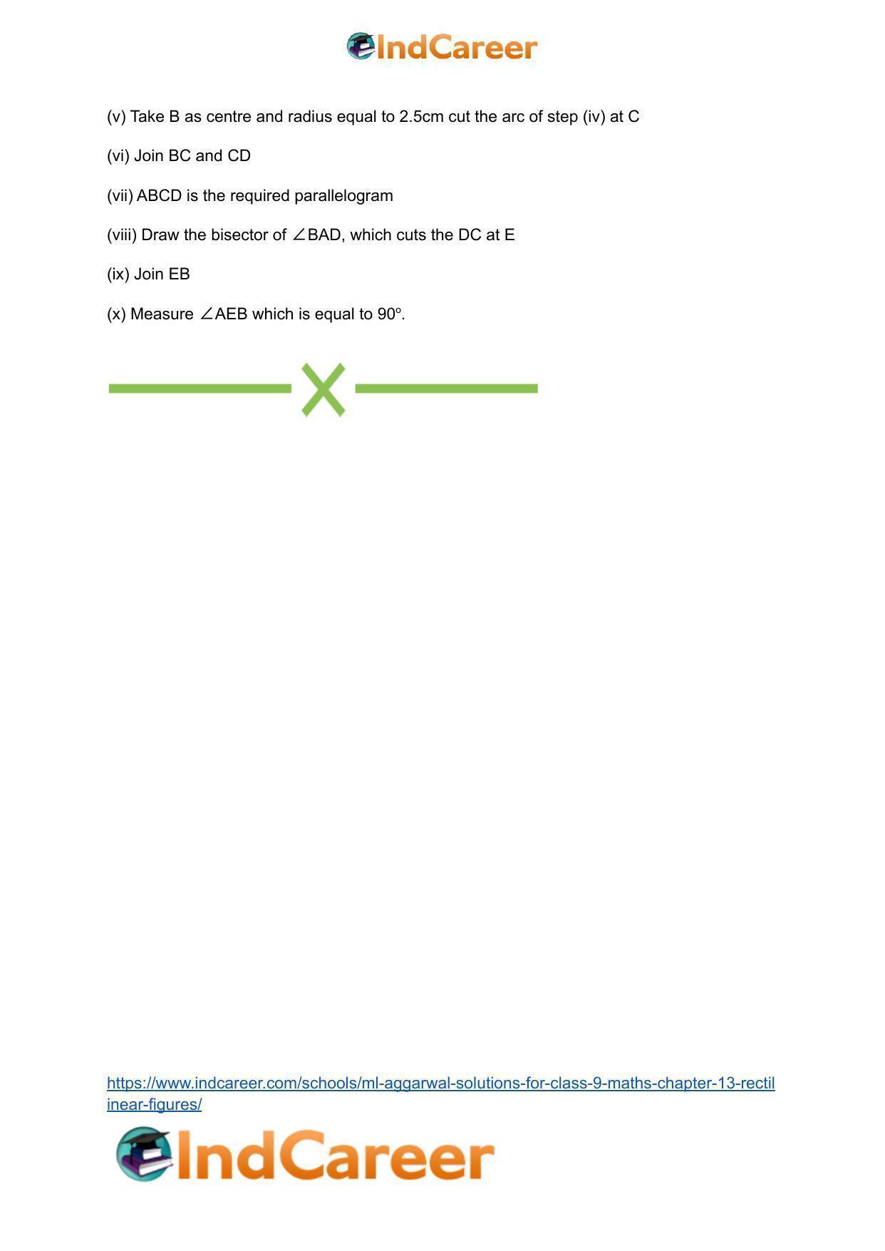 ML Aggarwal Solutions for Class 9 Maths Chapter 13- Rectilinear Figures - Page 90