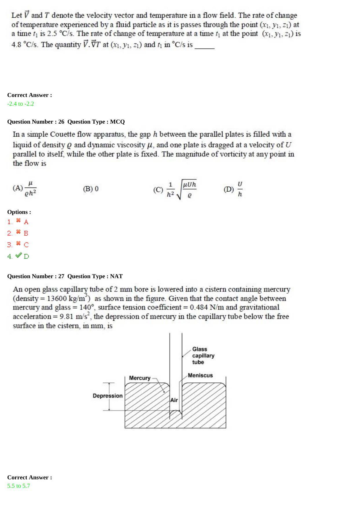 GATE 2015 Engineering Sciences (XE) Question Paper with Answer Key - Page 9