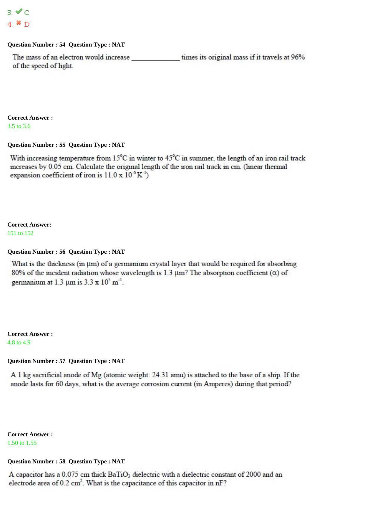 GATE 2015 Engineering Sciences (XE) Question Paper with Answer Key - Page 19