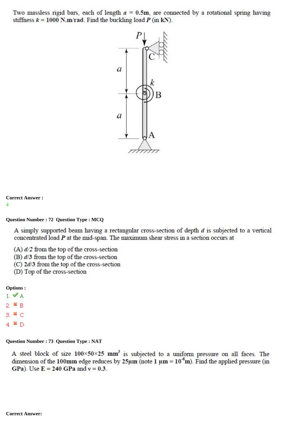 GATE 2015 Engineering Sciences (XE) Question Paper with Answer Key - Page 24