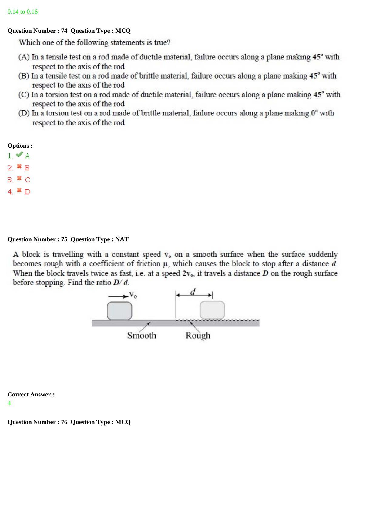 GATE 2015 Engineering Sciences (XE) Question Paper with Answer Key - Page 25