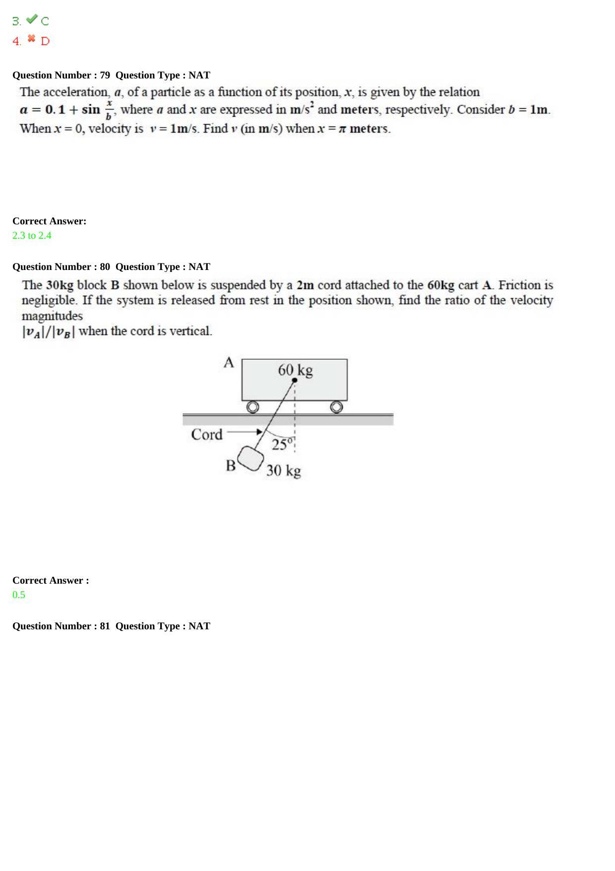 GATE 2015 Engineering Sciences (XE) Question Paper with Answer Key - Page 28