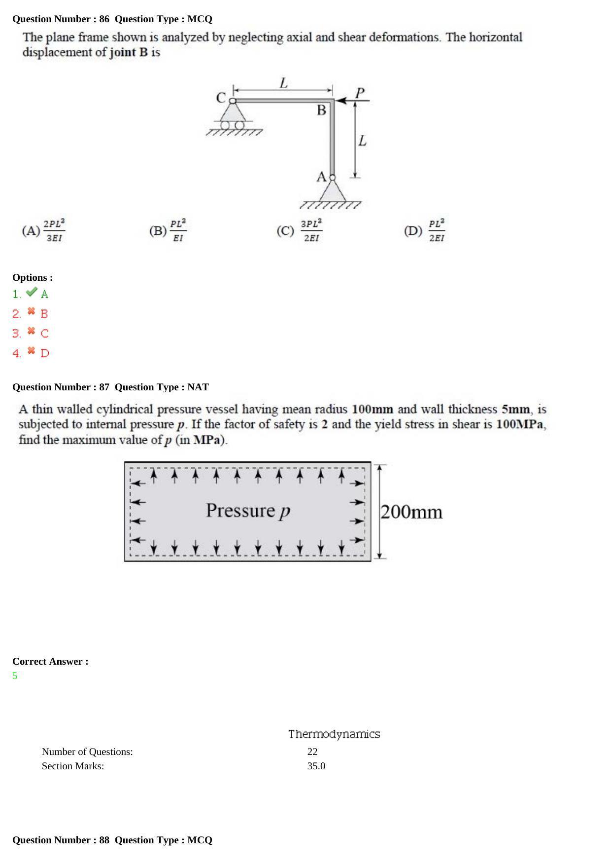 GATE 2015 Engineering Sciences (XE) Question Paper with Answer Key - Page 31