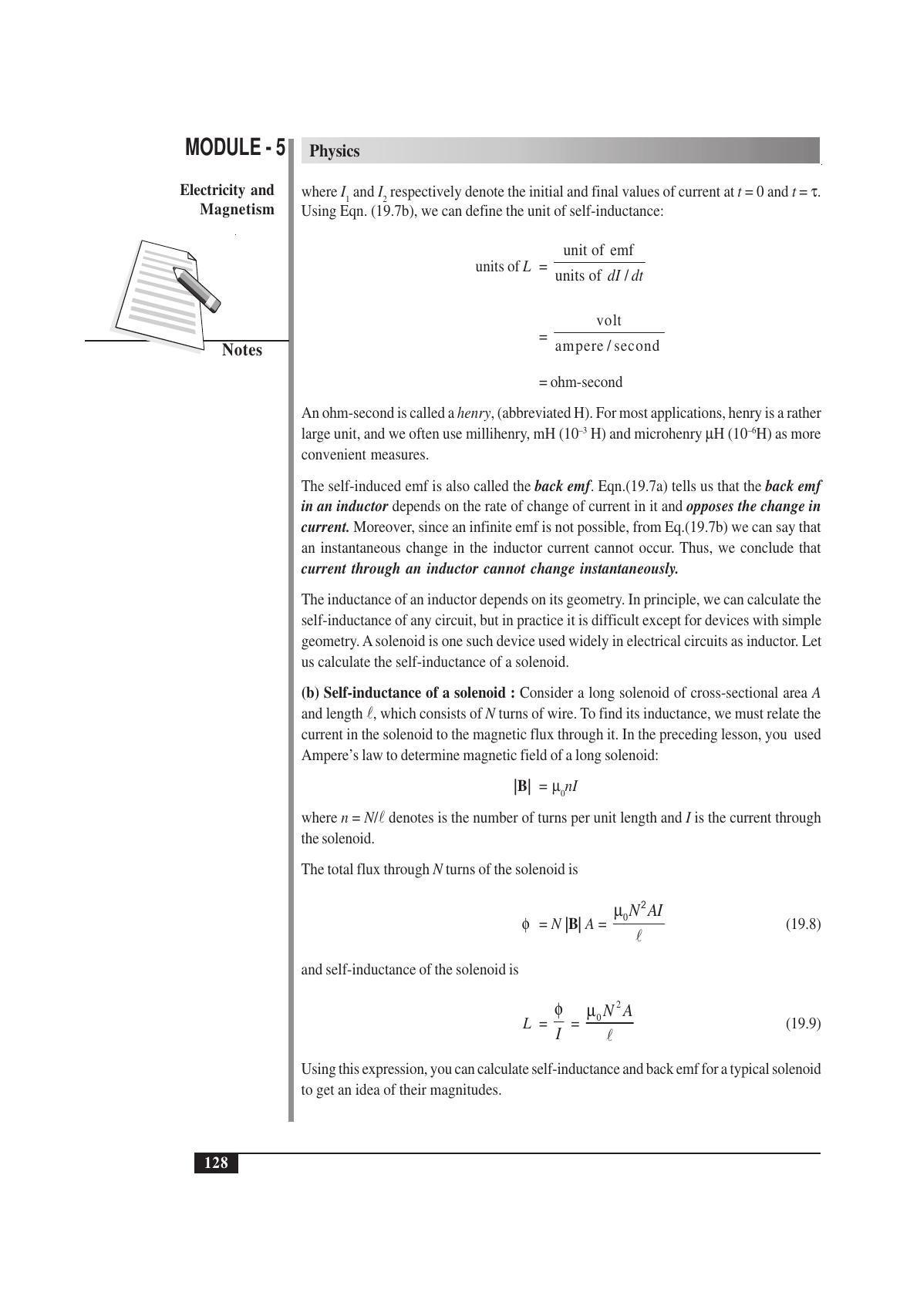 TS SCERT Inter 1st Year Physics Vol – II Path 1 (English Medium) Text Book - Page 140