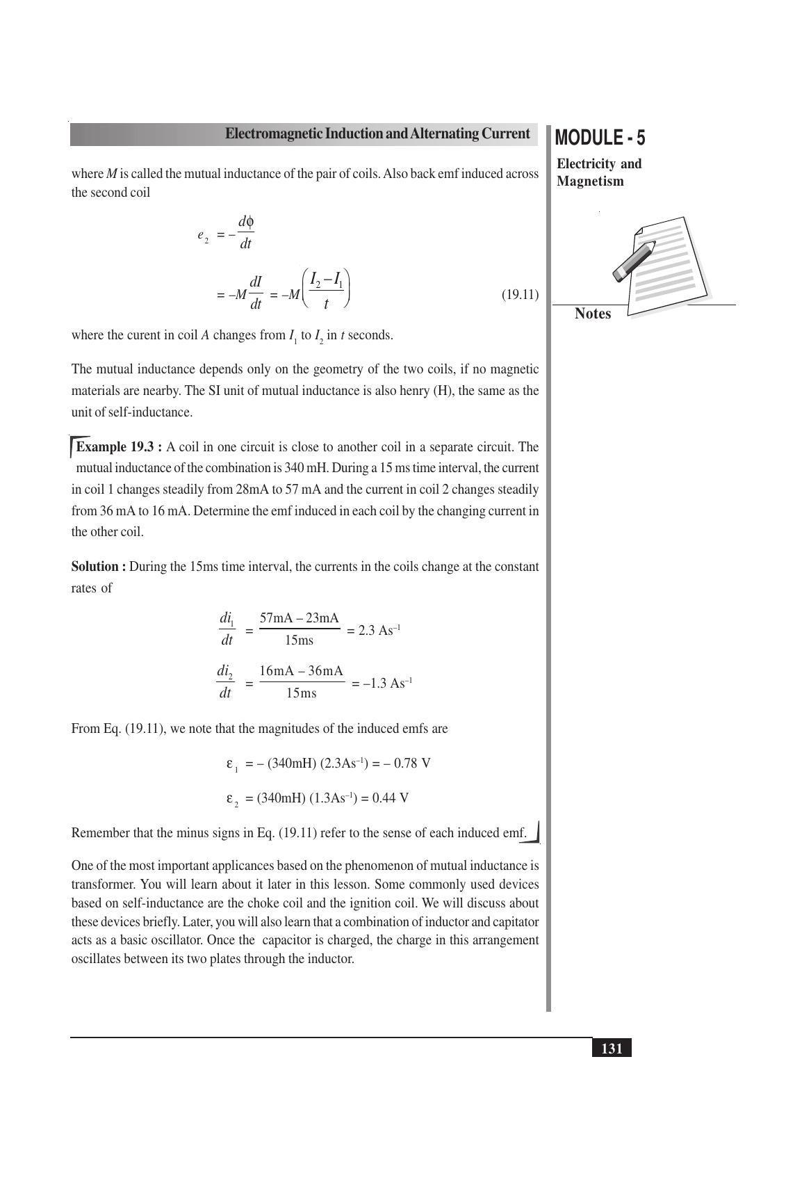 TS SCERT Inter 1st Year Physics Vol – II Path 1 (English Medium) Text Book - Page 143
