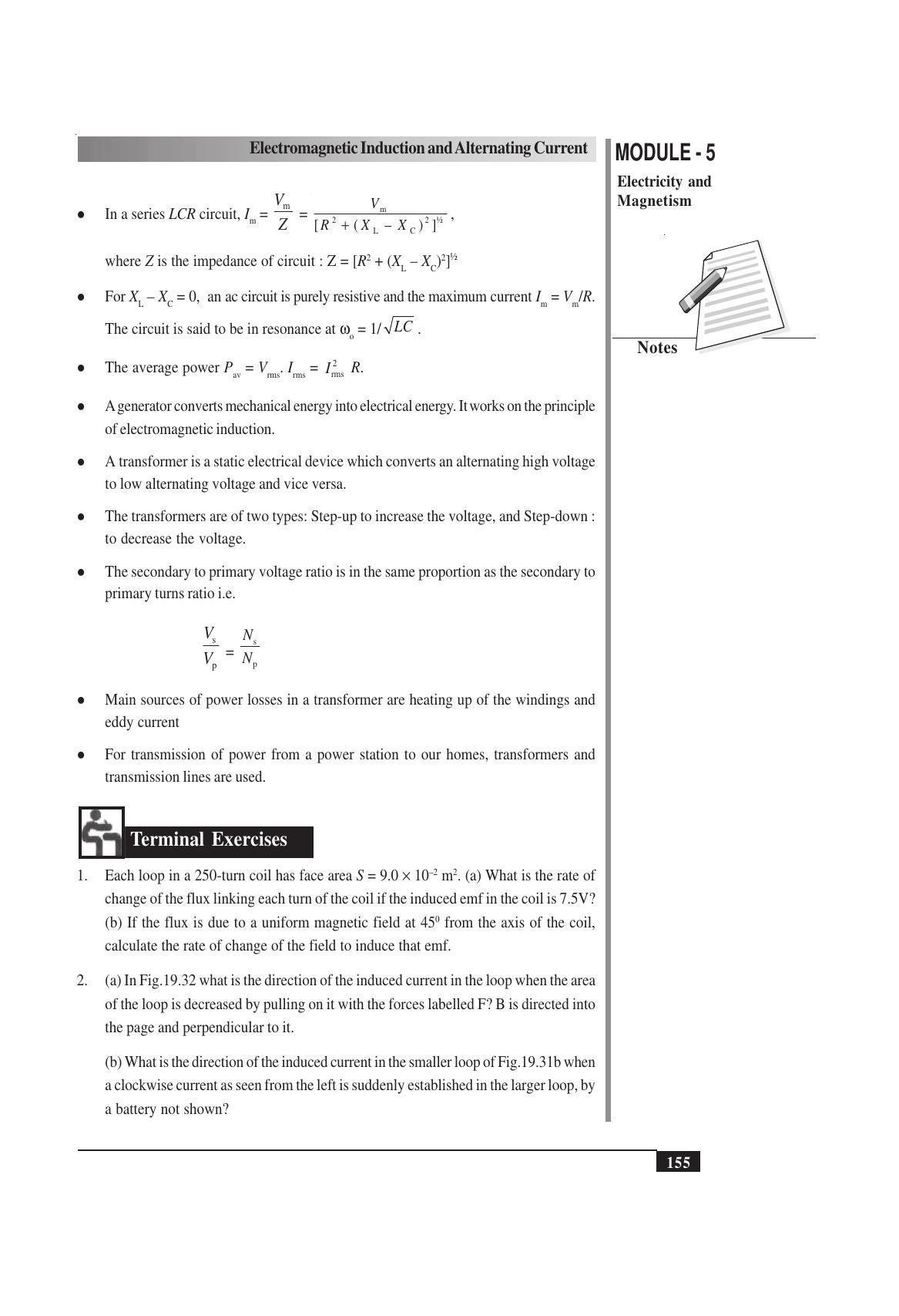 TS SCERT Inter 1st Year Physics Vol – II Path 1 (English Medium) Text Book - Page 167