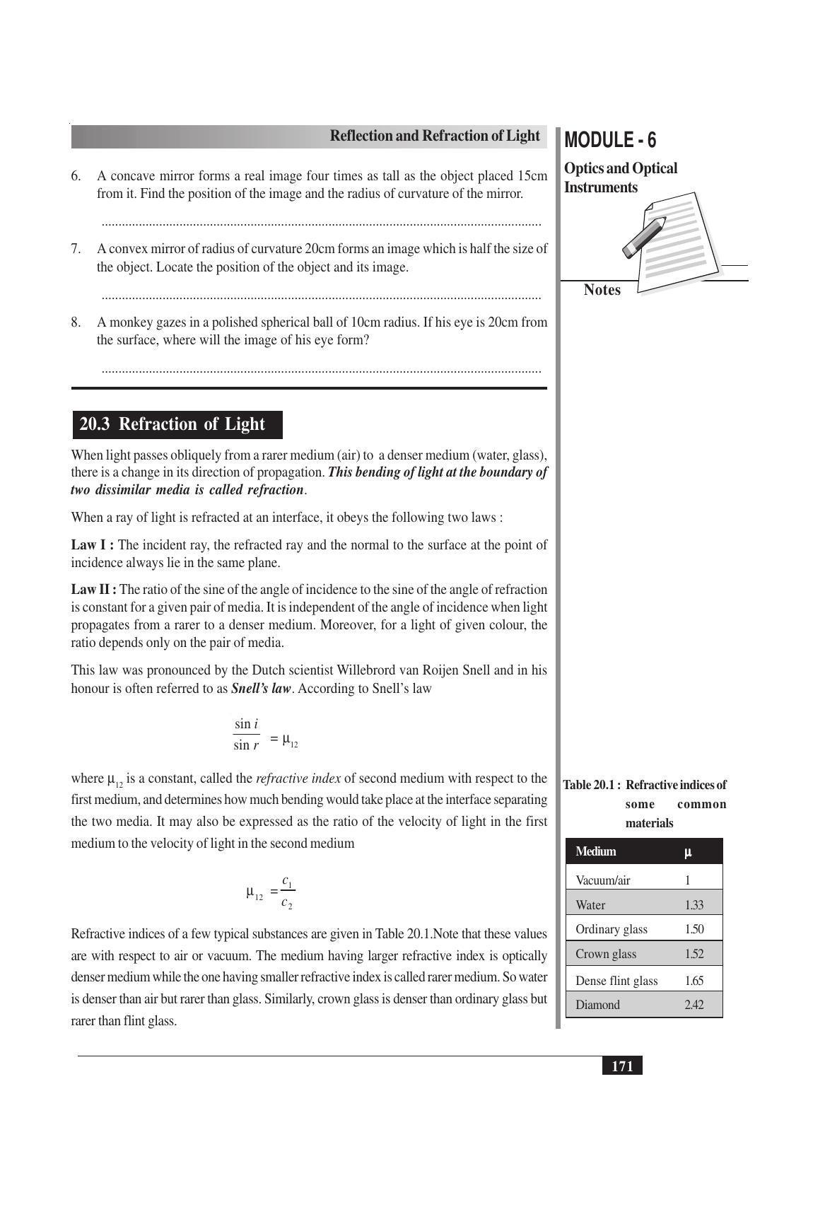 TS SCERT Inter 1st Year Physics Vol – II Path 1 (English Medium) Text Book - Page 185