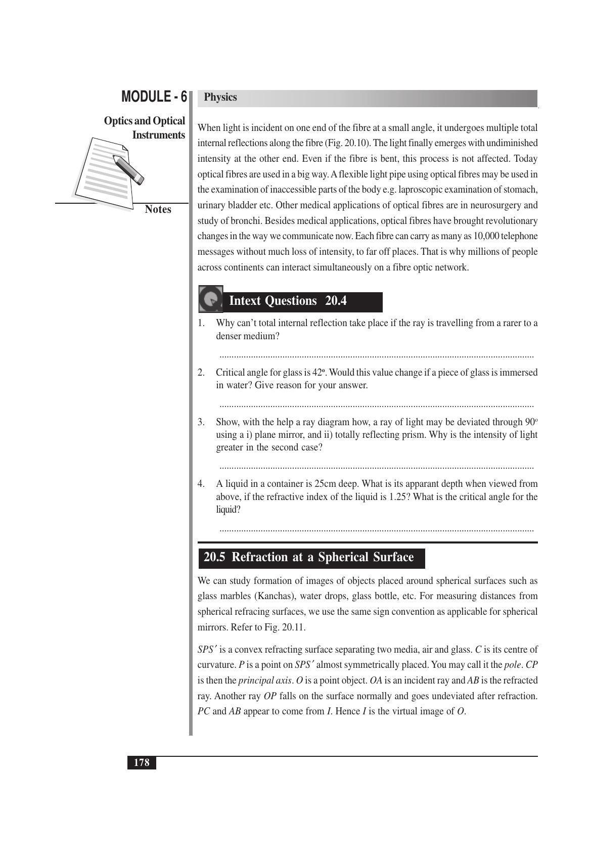 TS SCERT Inter 1st Year Physics Vol – II Path 1 (English Medium) Text Book - Page 192