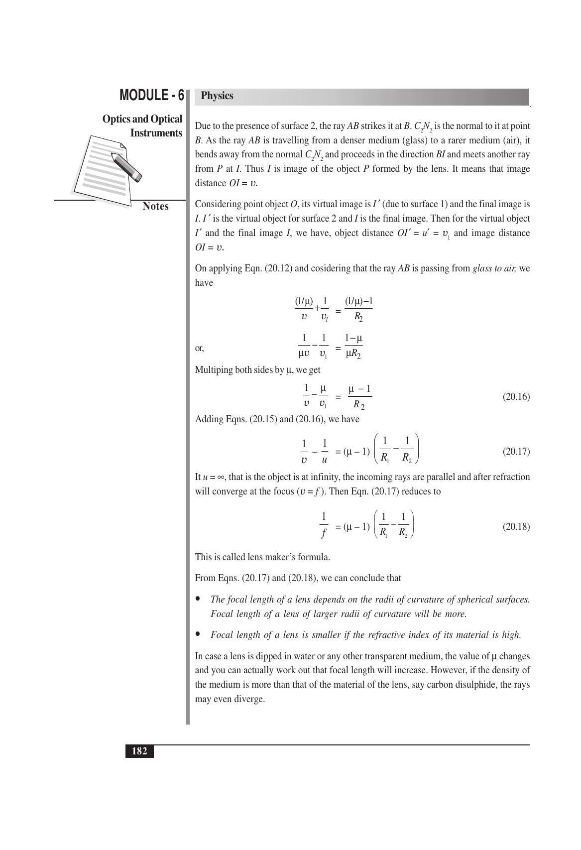 TS SCERT Inter 1st Year Physics Vol – II Path 1 (English Medium) Text Book - Page 196