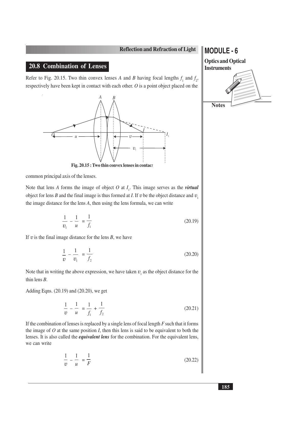TS SCERT Inter 1st Year Physics Vol – II Path 1 (English Medium) Text Book - Page 199