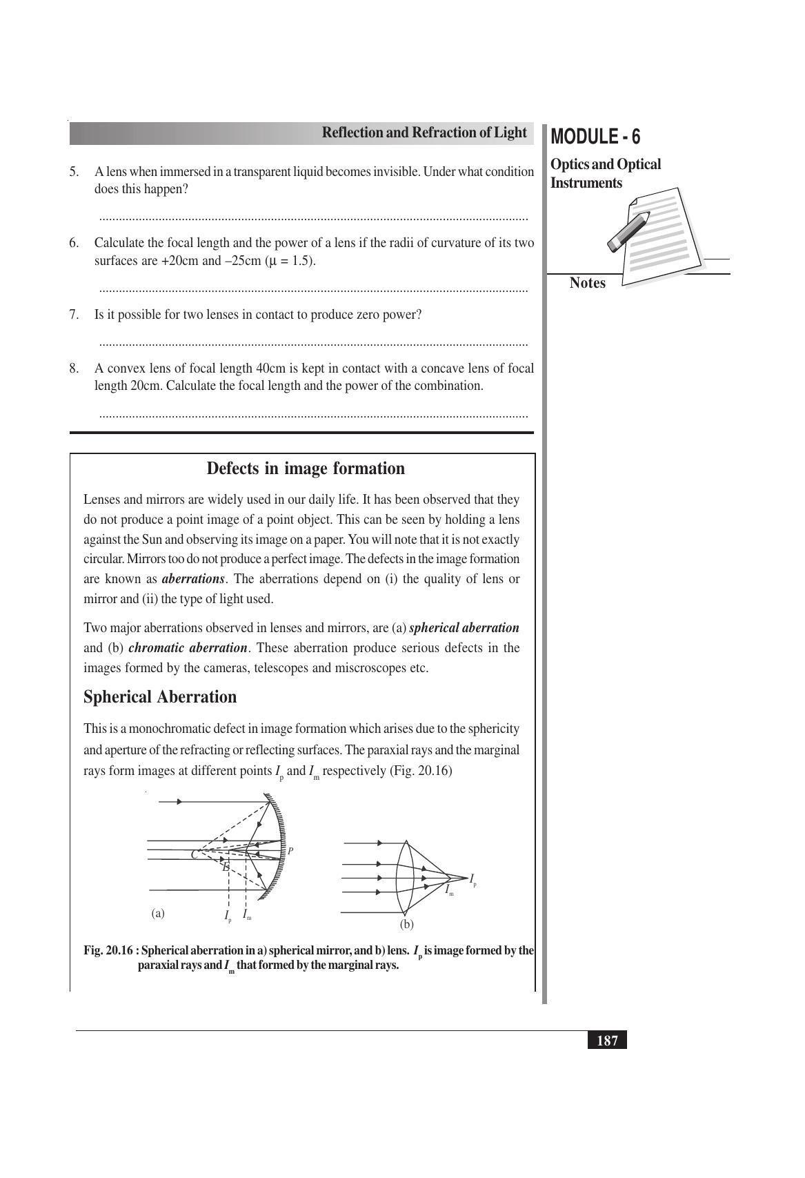 TS SCERT Inter 1st Year Physics Vol – II Path 1 (English Medium) Text Book - Page 201