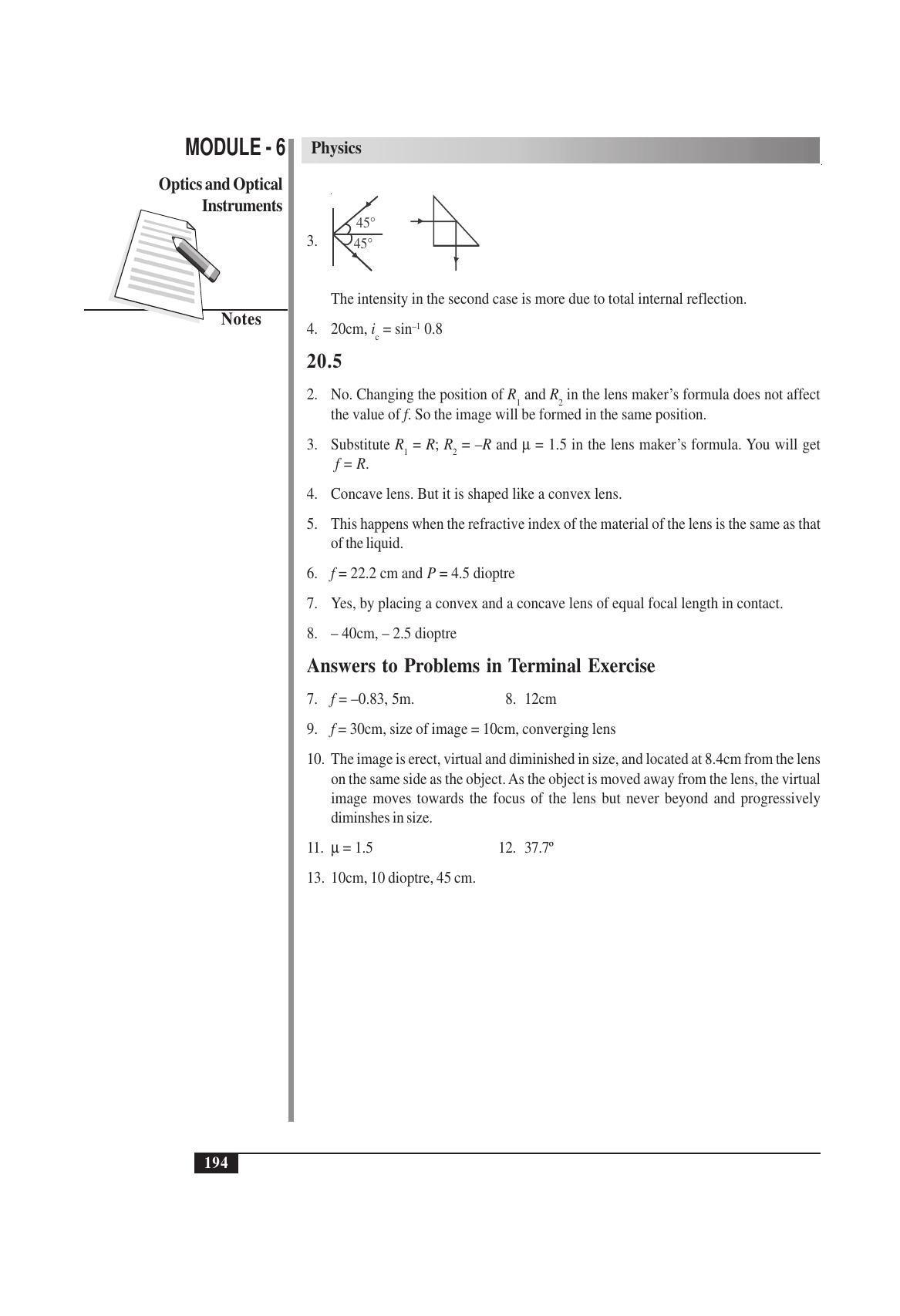 TS SCERT Inter 1st Year Physics Vol – II Path 1 (English Medium) Text Book - Page 208