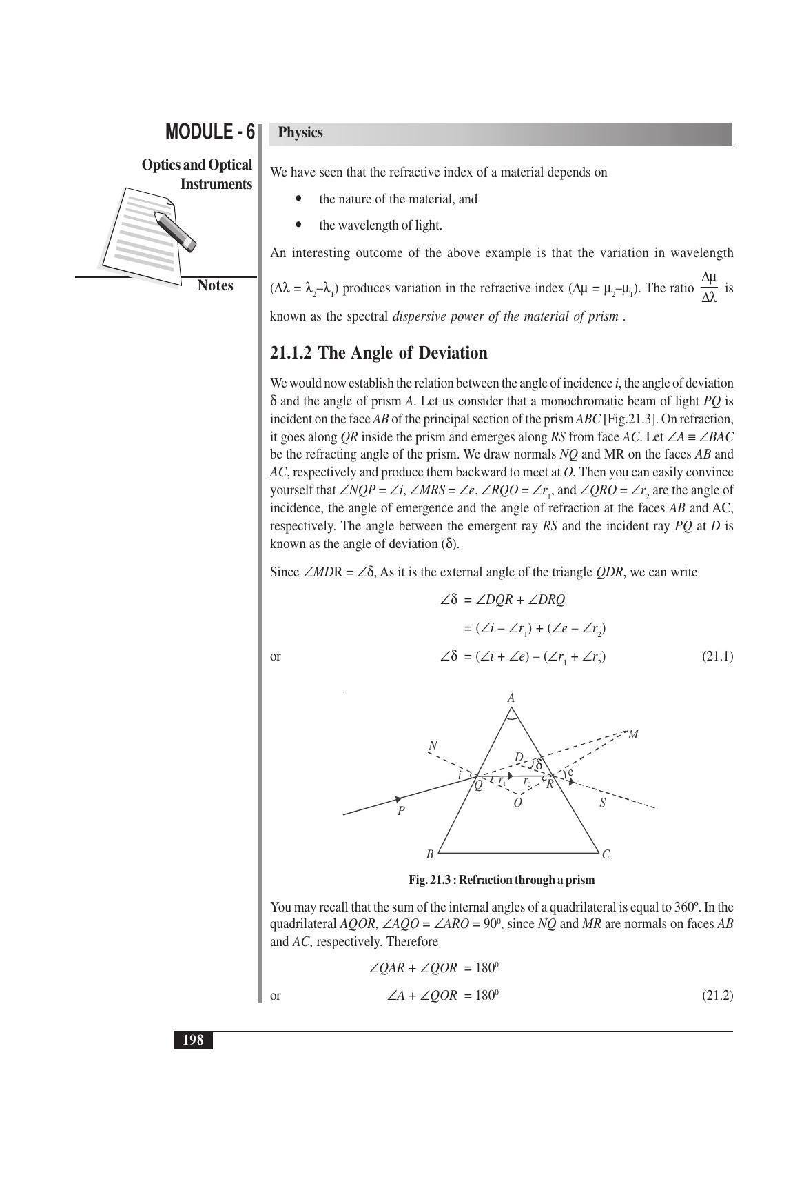TS SCERT Inter 1st Year Physics Vol – II Path 1 (English Medium) Text Book - Page 212
