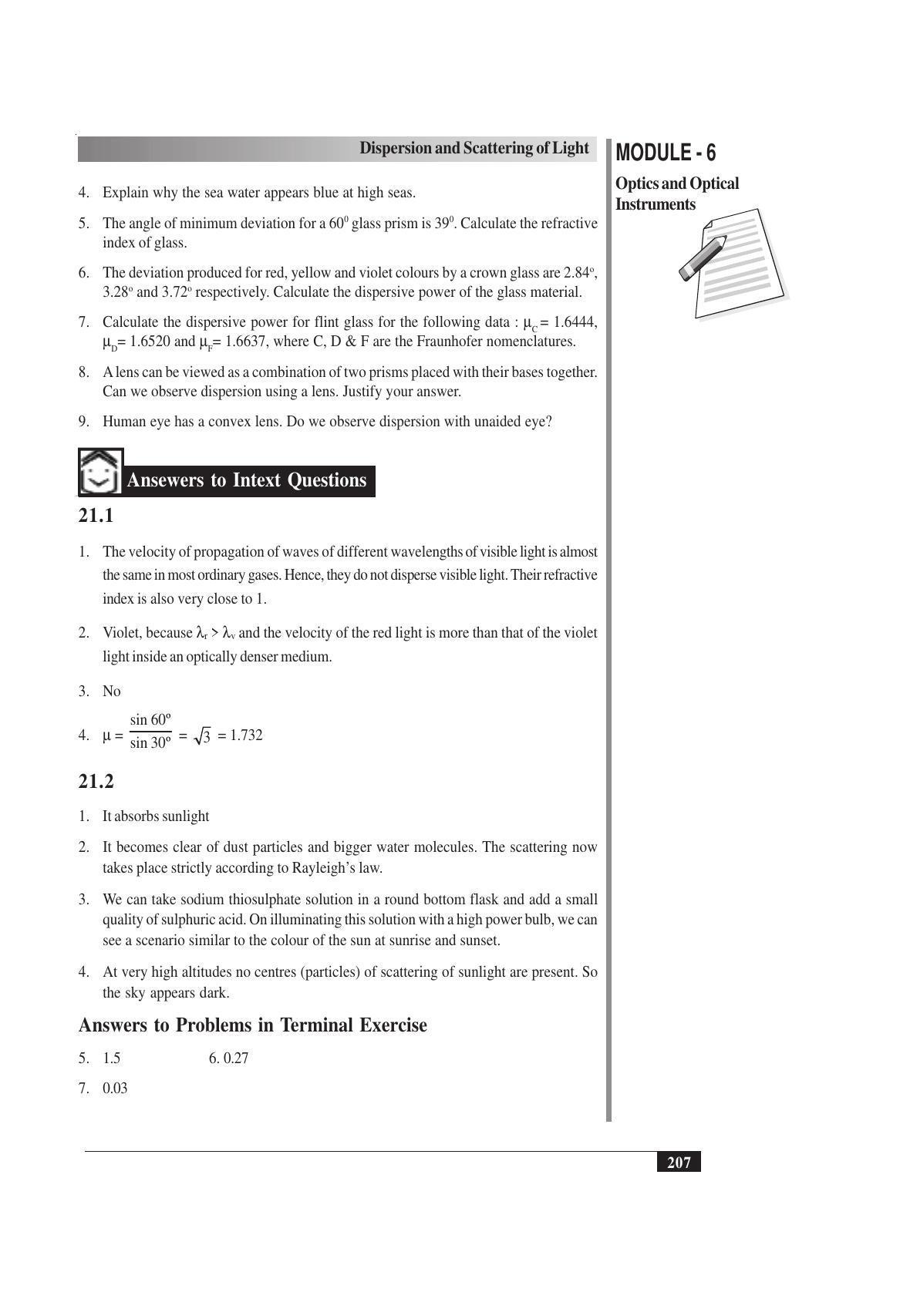 TS SCERT Inter 1st Year Physics Vol – II Path 1 (English Medium) Text Book - Page 221