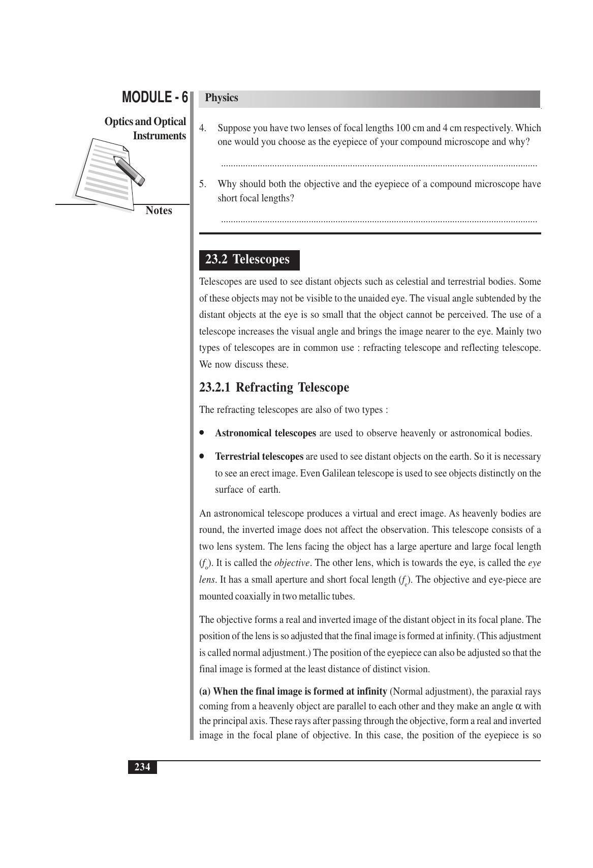 TS SCERT Inter 1st Year Physics Vol – II Path 1 (English Medium) Text Book - Page 248