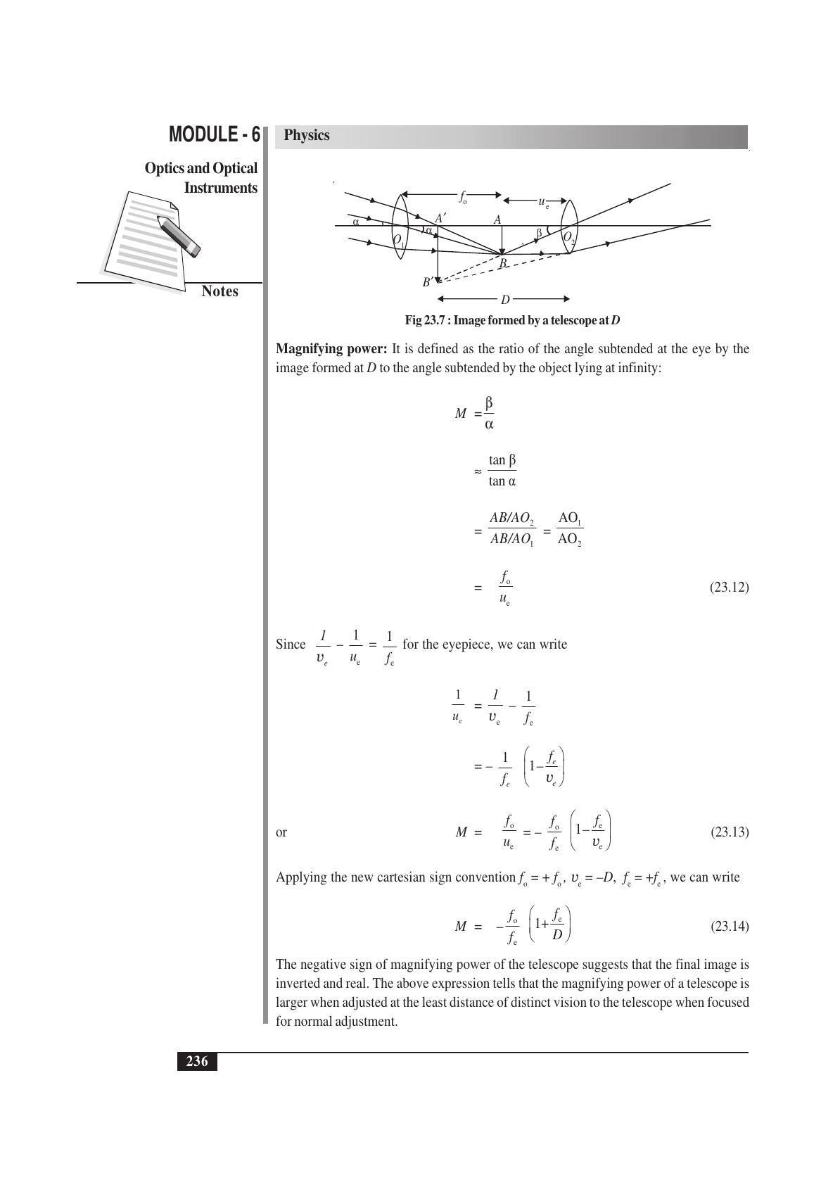 TS SCERT Inter 1st Year Physics Vol – II Path 1 (English Medium) Text Book - Page 250