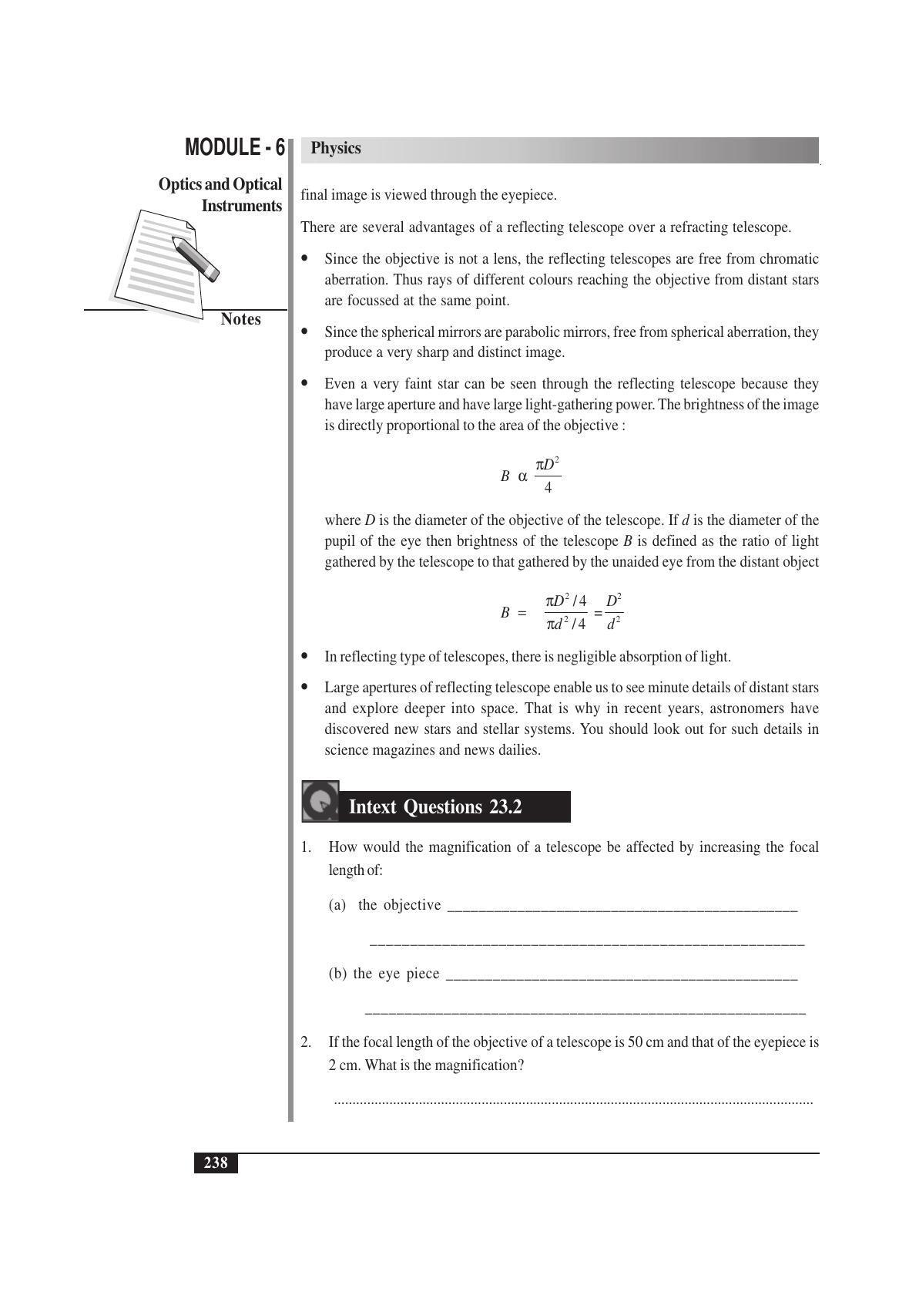 TS SCERT Inter 1st Year Physics Vol – II Path 1 (English Medium) Text Book - Page 252